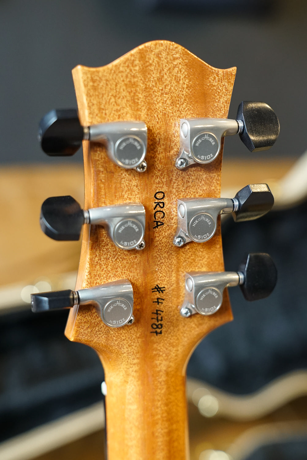 Nik Huber Orca - Semi-Hollow w/ F-Hole Upgrade, Custom Colour