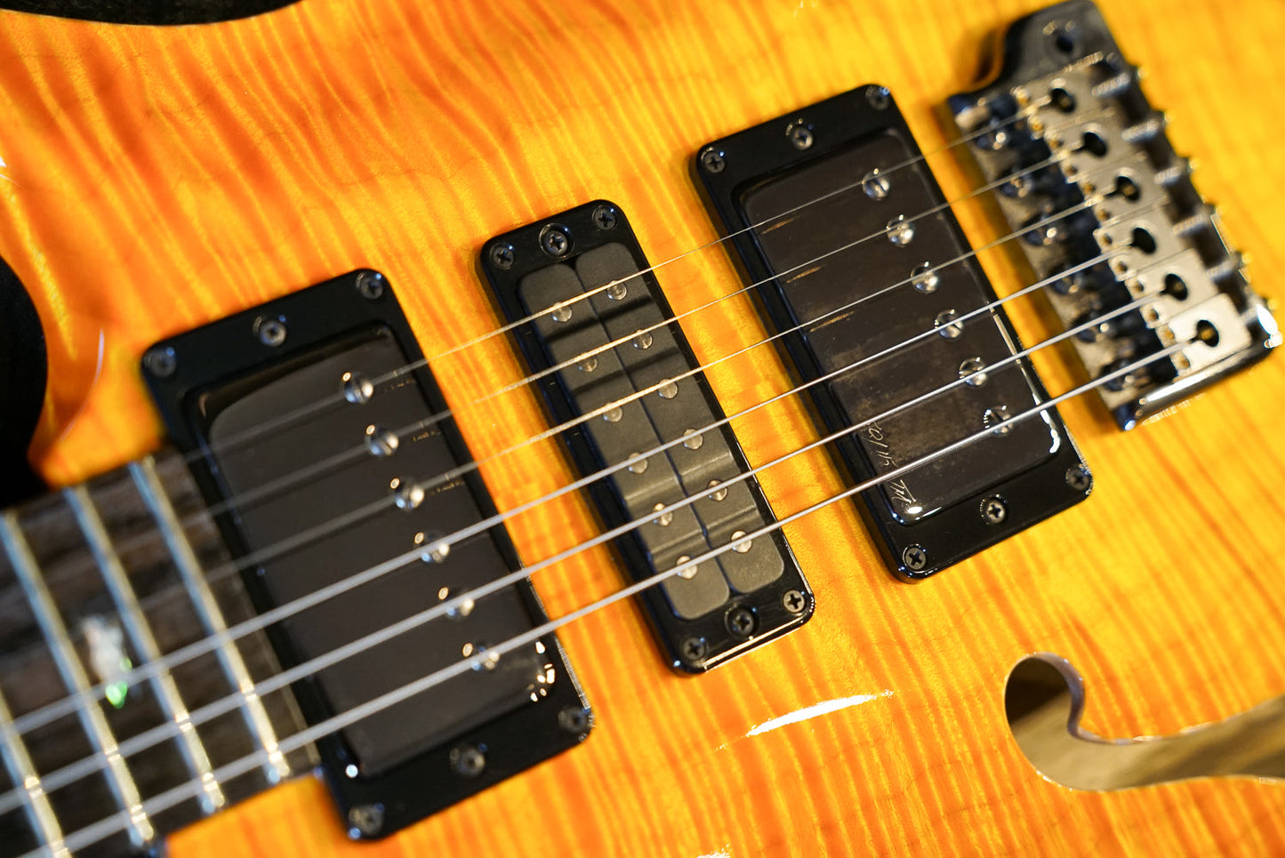Pre-Owned PRS Private Stock Special Semi-Hollow Limited Edition - Citrus Glow "2022