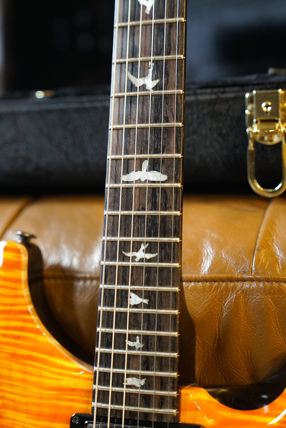 Pre-Owned PRS Private Stock Special Semi-Hollow Limited Edition - Citrus Glow "2022
