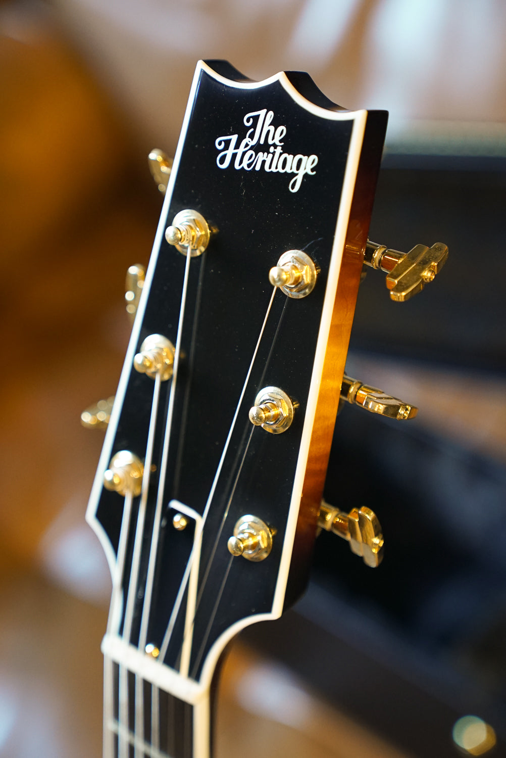 Heritage Eagle Classic Hollow Electric Guitar with Case - Original Sunburst
