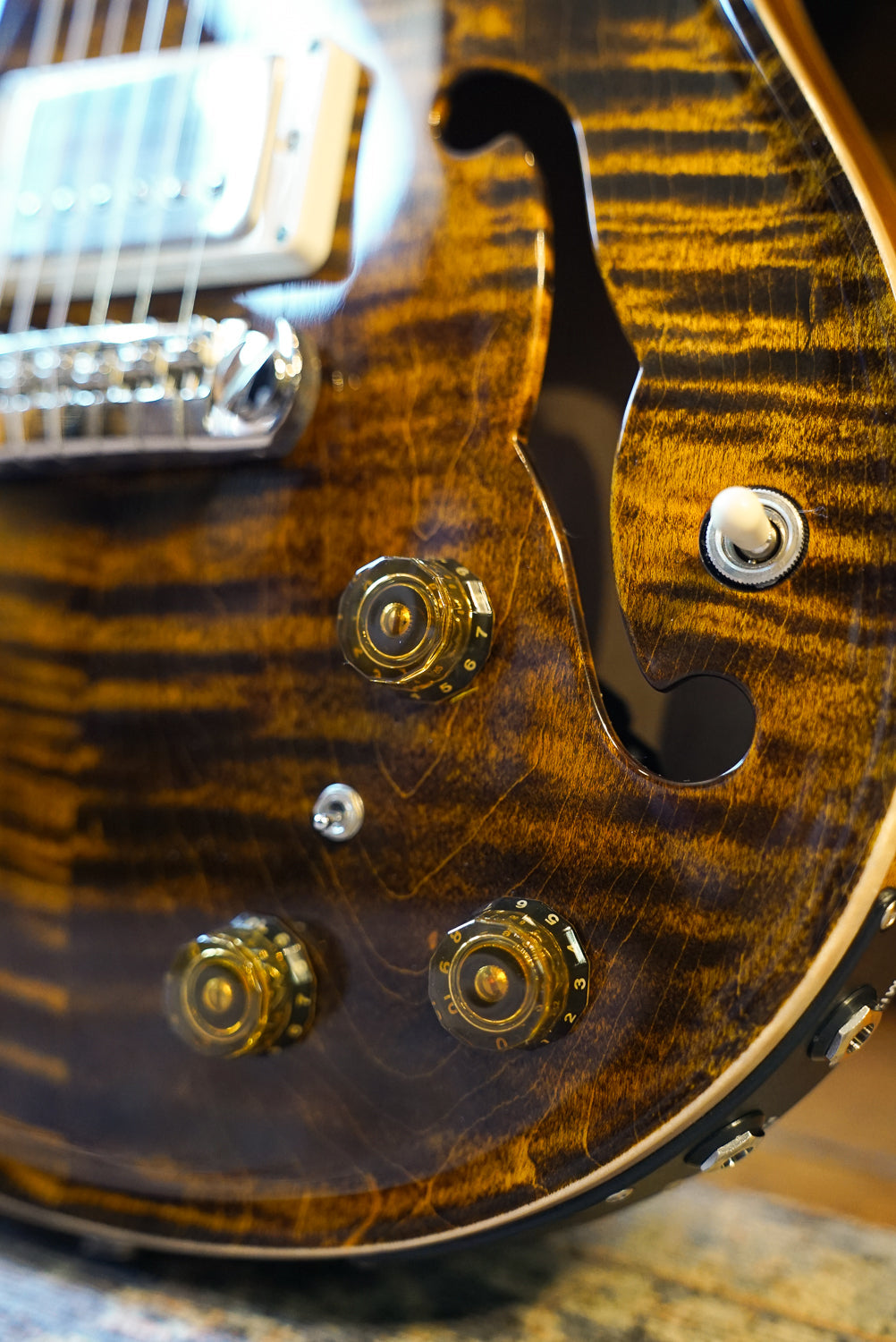 PRS Hollowbody II Piezo - Yellow Tiger