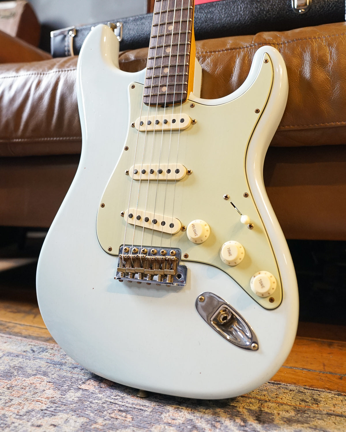 Fender Custom Shop '59 Stratocaster Journeyman Relic - Super Faded Aged Sonic Blue