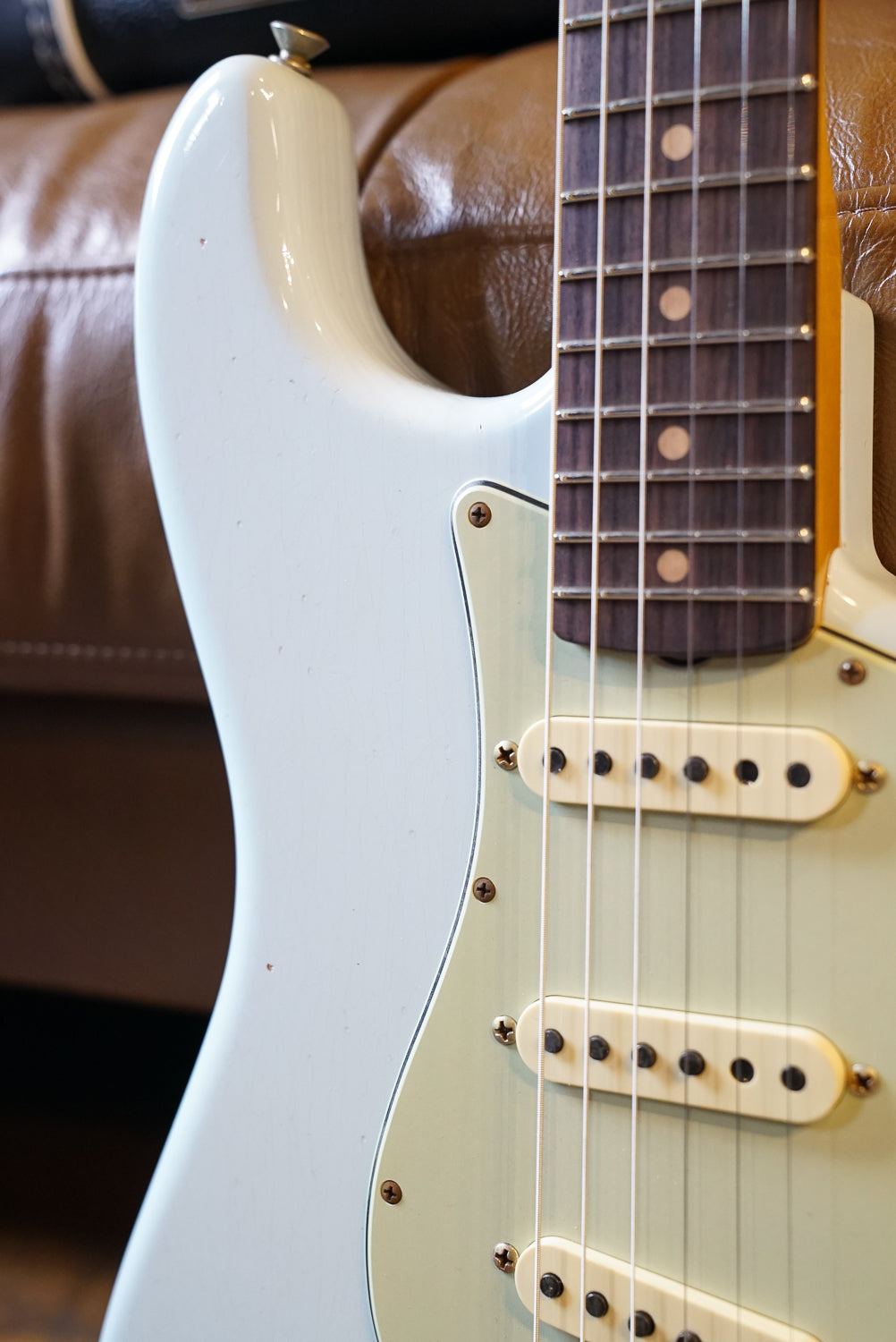 Fender Custom Shop '59 Stratocaster Journeyman Relic - Super Faded Aged Sonic Blue