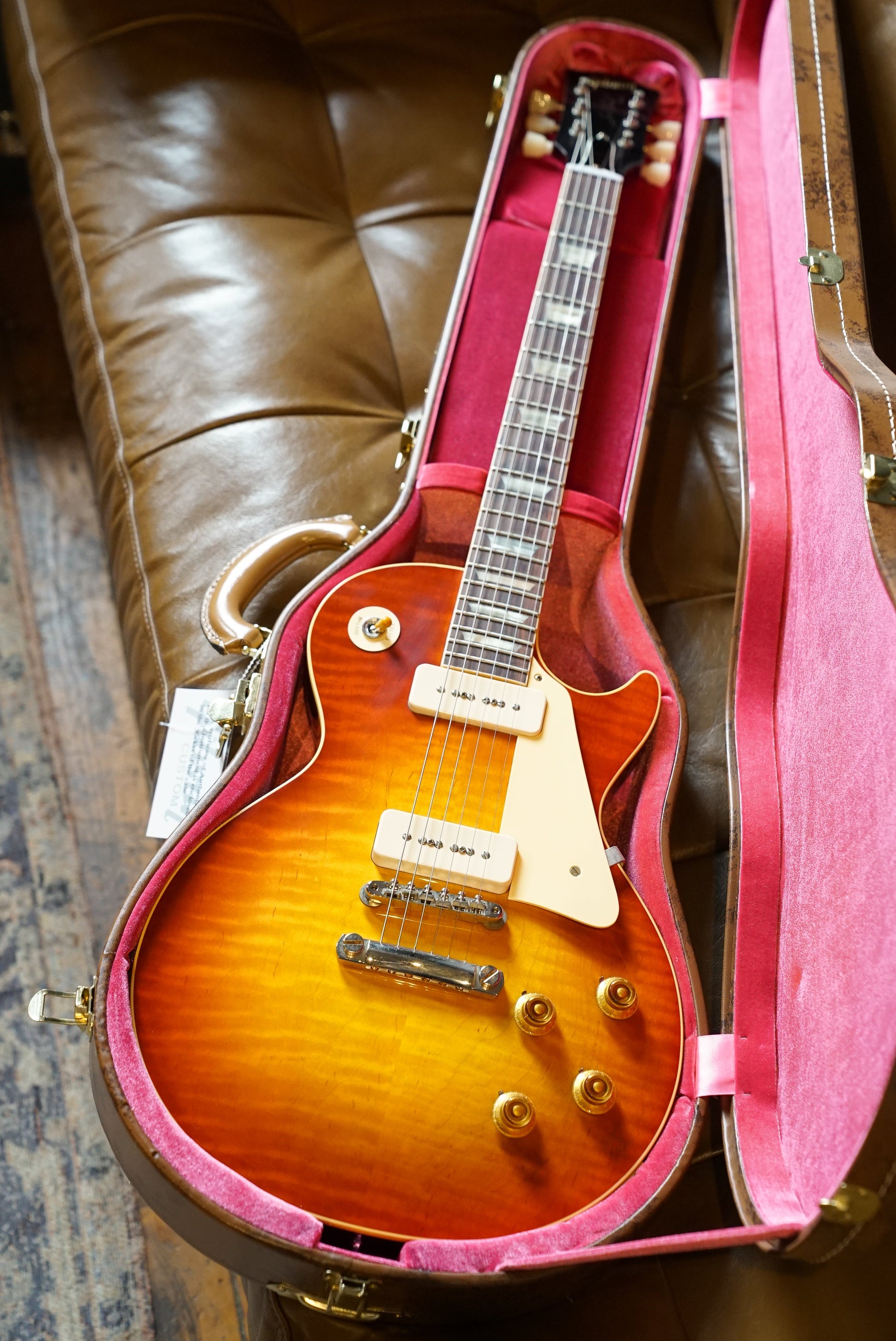 Gibson Custom Made to Measure '59 Les Paul Standard, Sunrise Teaburst w/ P-90 Pickups