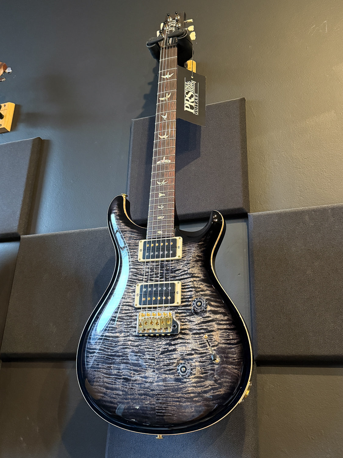 PRS Custom 24 - Charcoal Burst, Pattern Thin [10 Top]