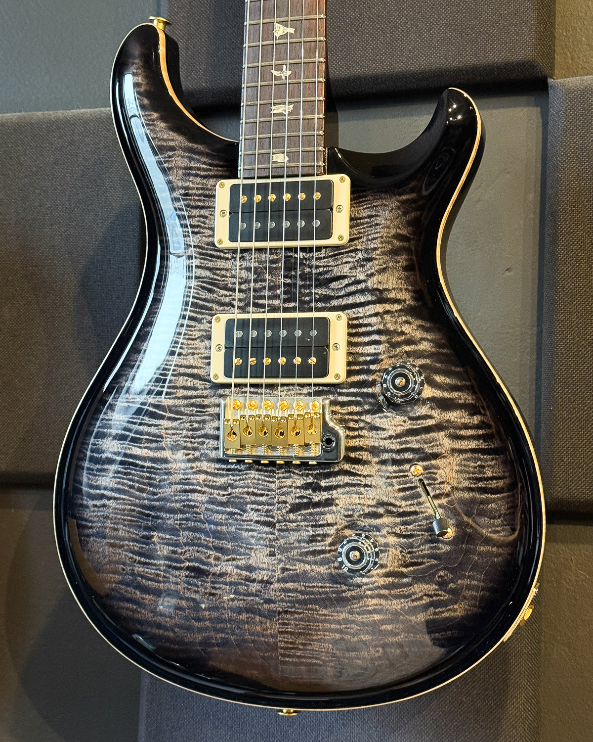 PRS Custom 24 - Charcoal Burst, Pattern Thin [10 Top]