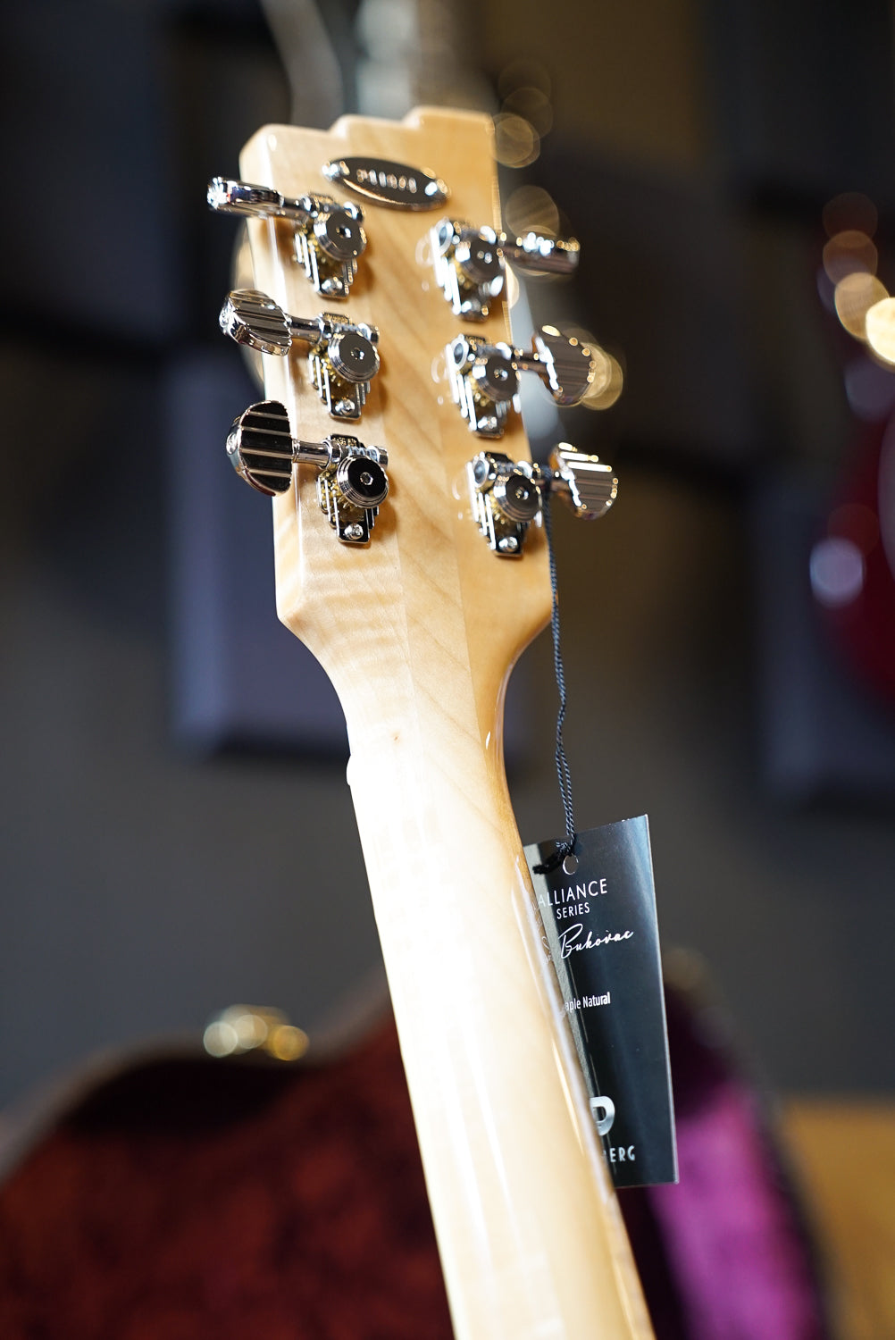 Duesenberg Alliance Series Tom Bukovac Quilted Maple Natural