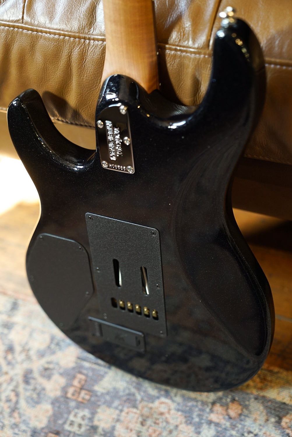 Music Man Luke 4 HSS - Black Sparkle
