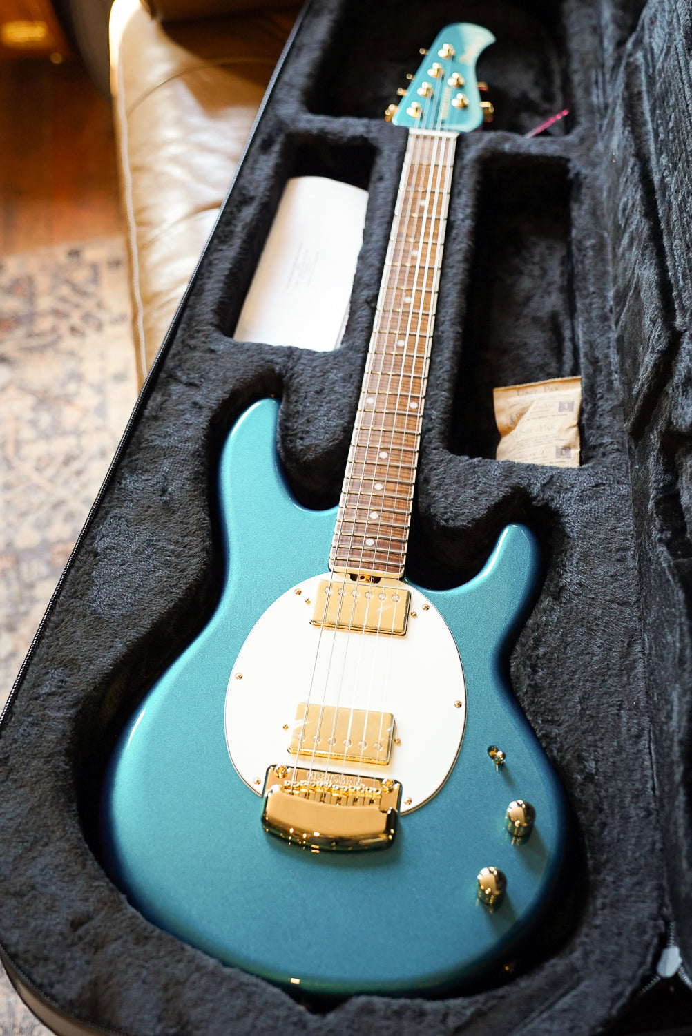Ernie Ball Music Man StingRay II Deluxe, Pine Green