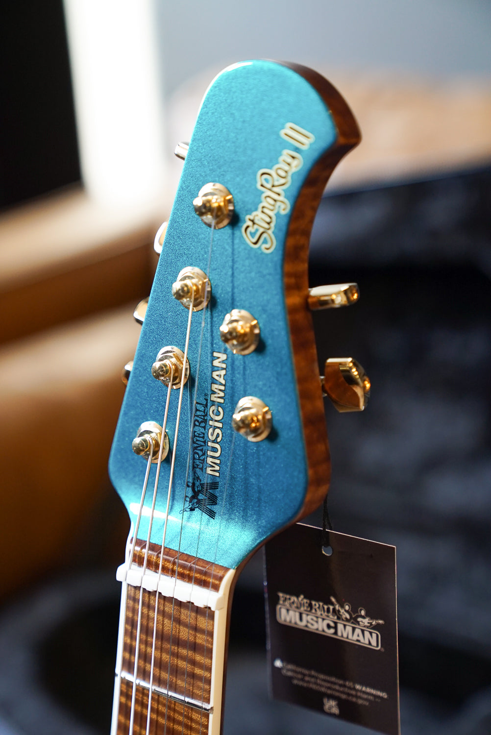Ernie Ball Music Man StingRay II Deluxe, Pine Green