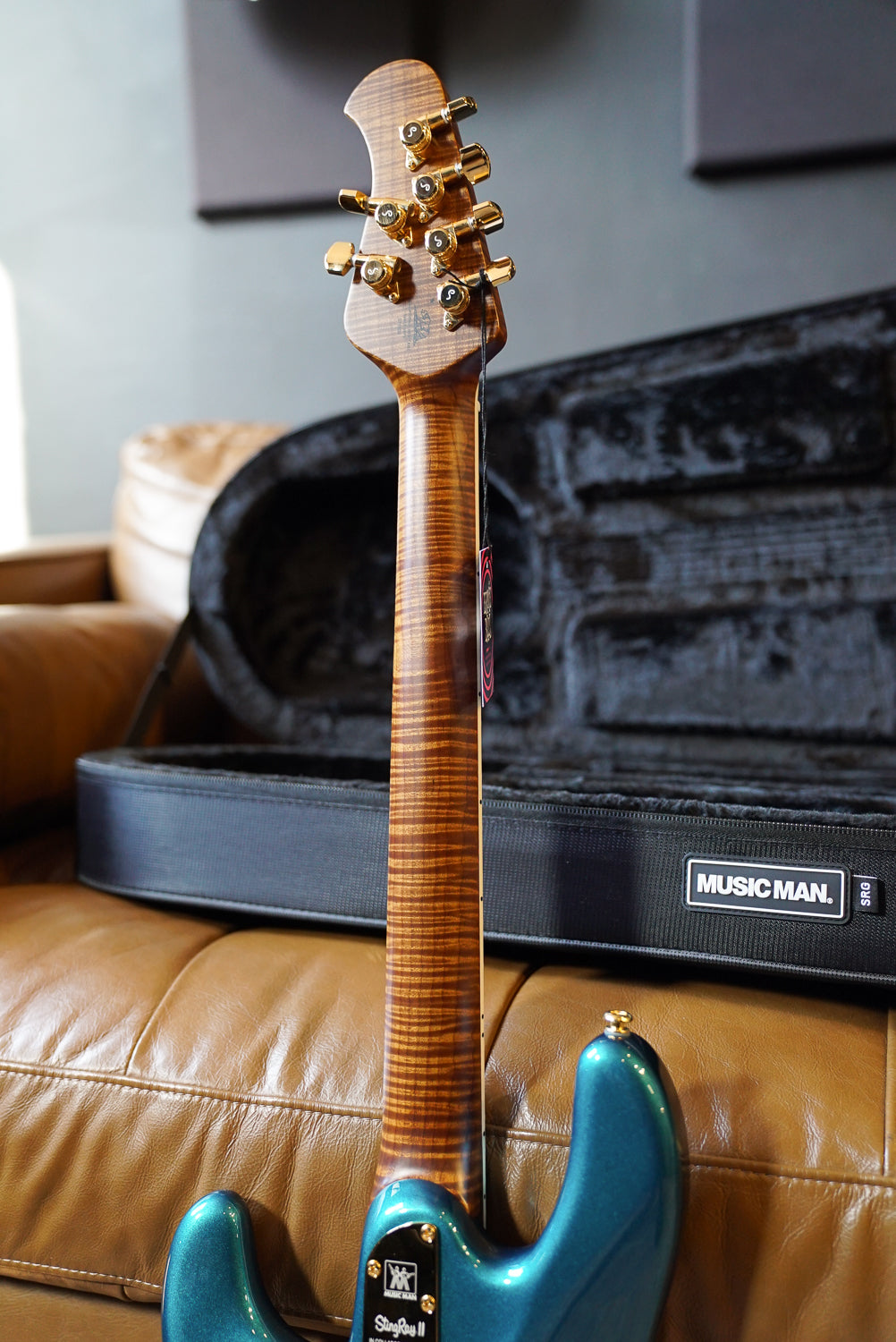 Ernie Ball Music Man StingRay II Deluxe, Pine Green