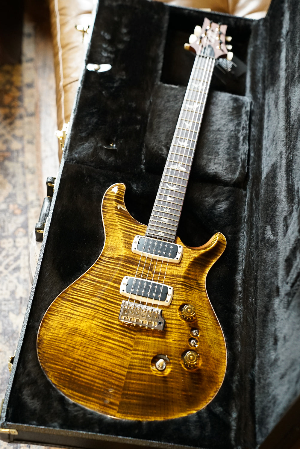 PRS Custom 24-08, Yellow Tiger, Pattern Thin