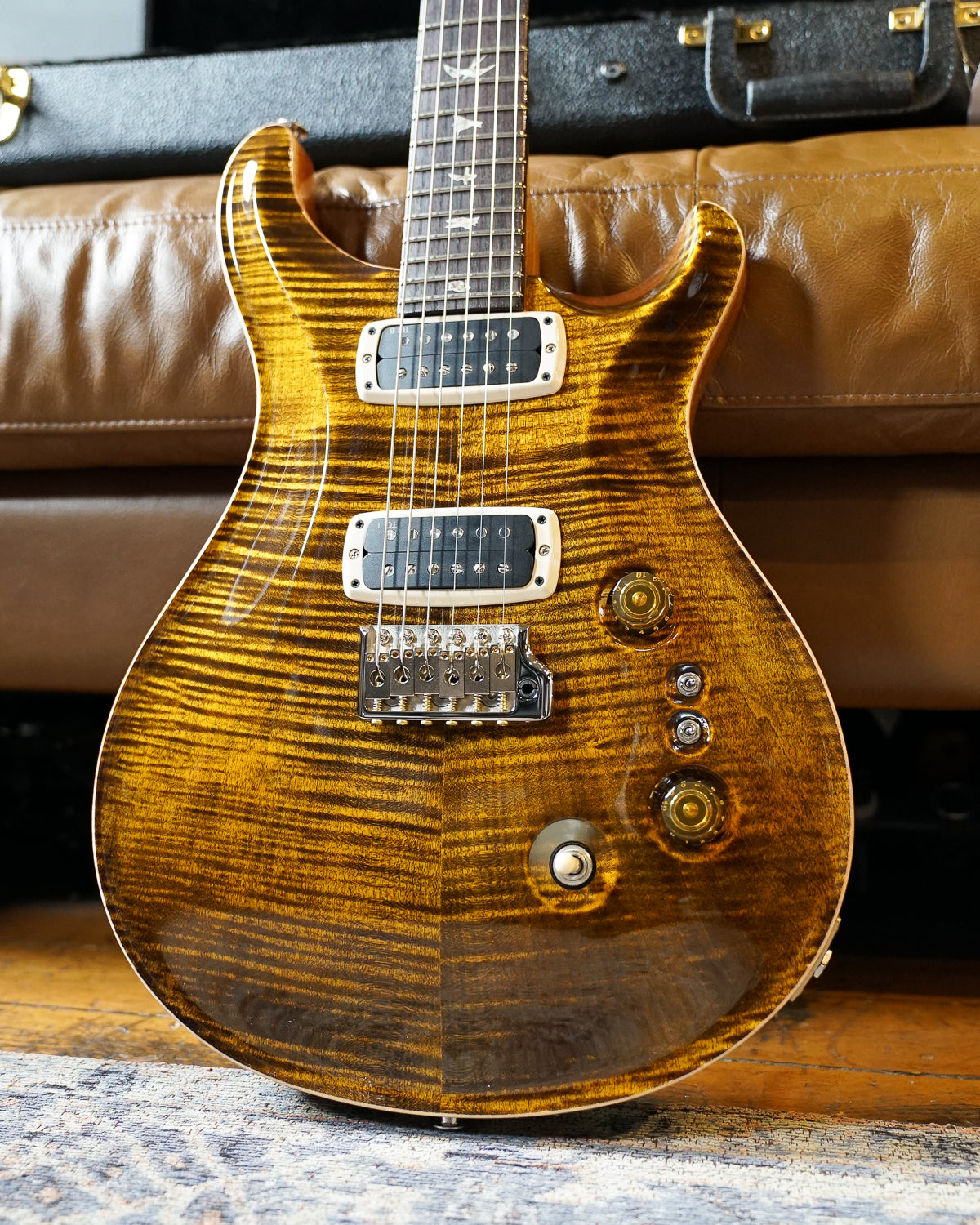 PRS Custom 24-08, Yellow Tiger, Pattern Thin