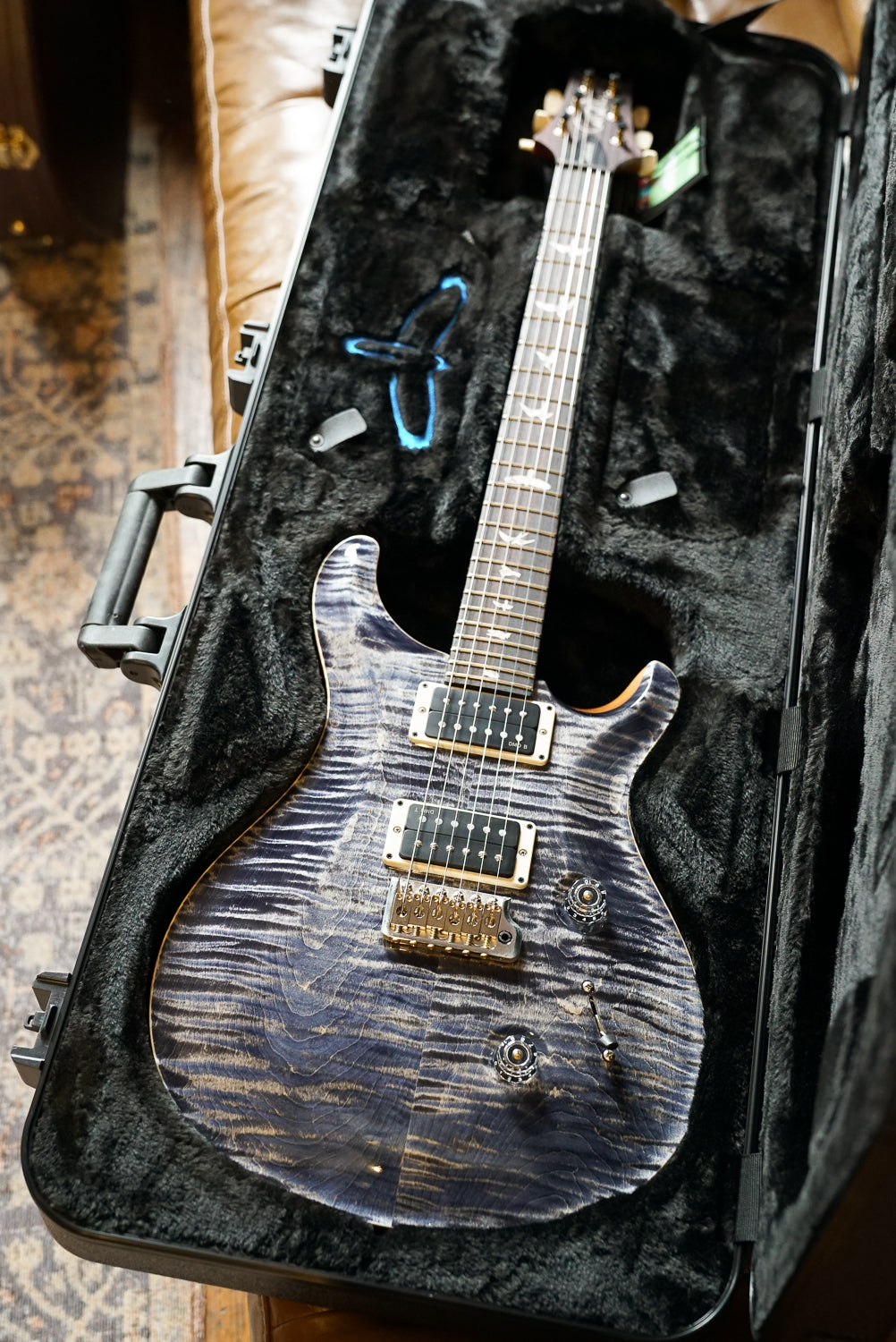 PRS Custom 24 - Charcoal, Pattern Thin