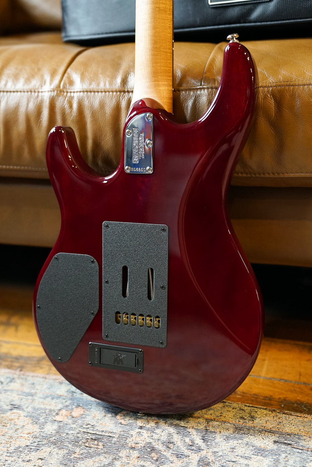 Music Man Luke 4 HH Maple Top - Afterburn