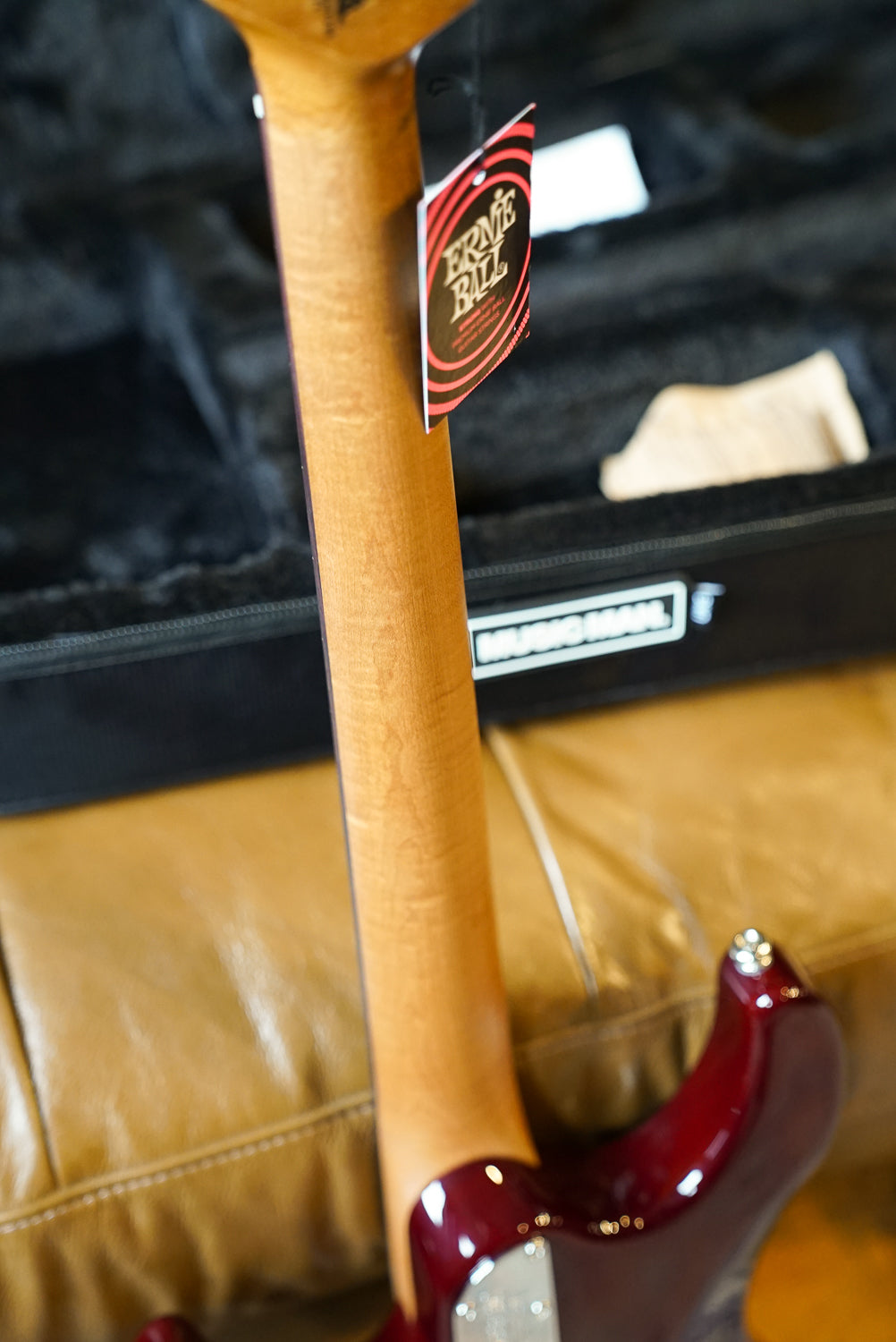 Music Man Luke 4 HH Maple Top - Afterburn