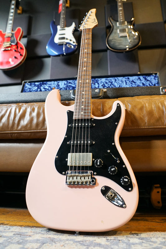 Pre-Owned Suhr Custom Classic Antique HSS Shell Pink w/Case "2022