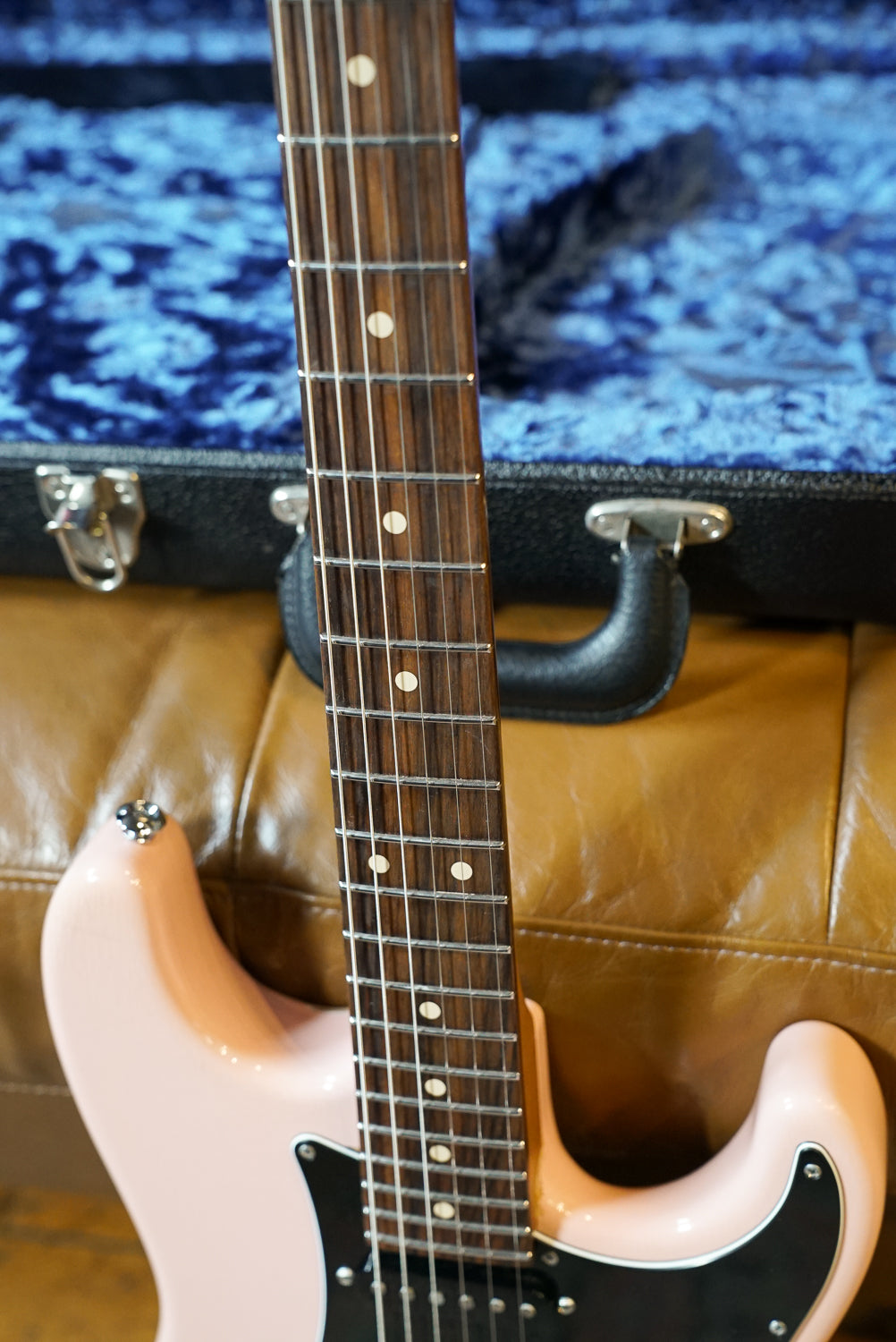 Pre-Owned Suhr Custom Classic Antique HSS Shell Pink w/Case "2022