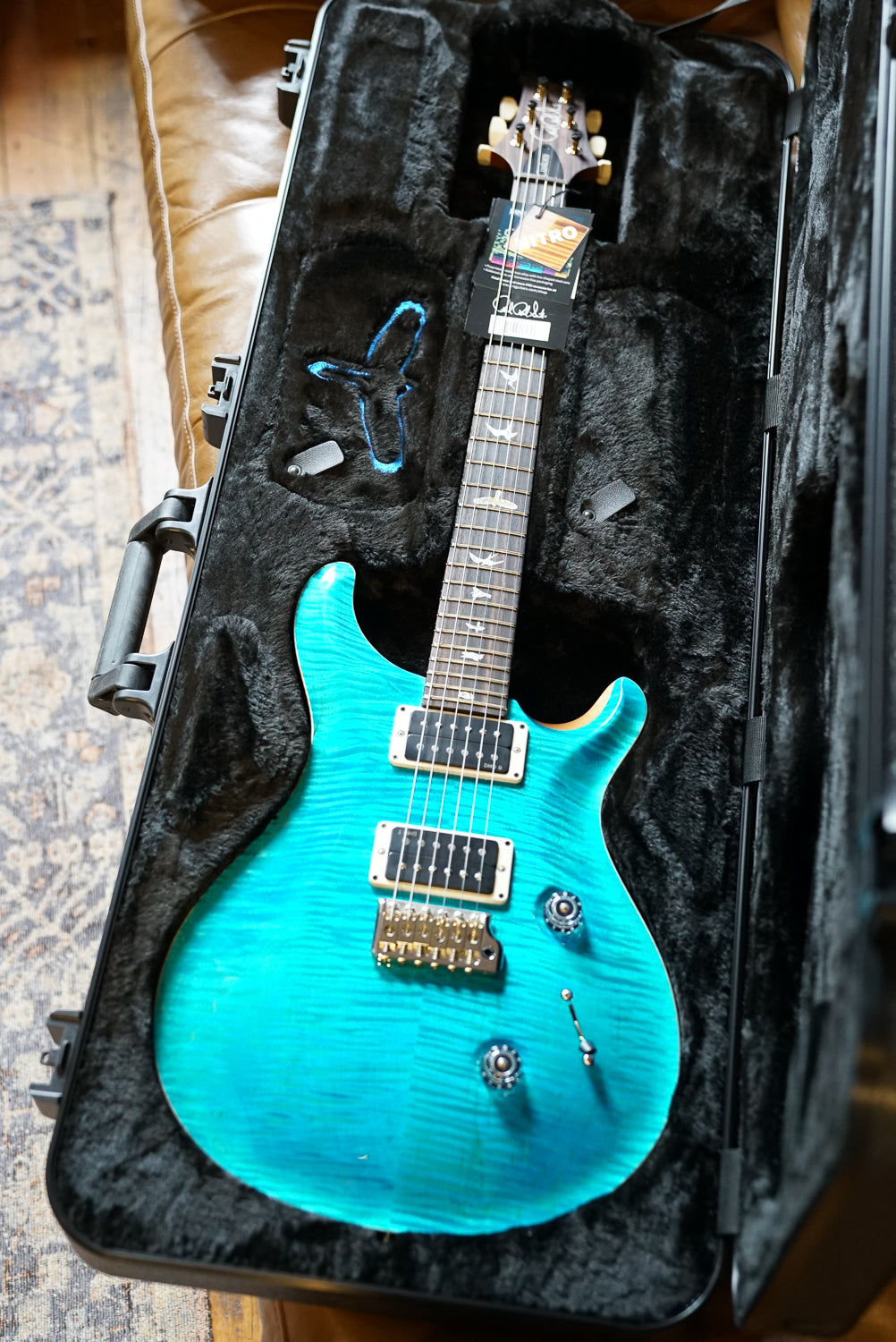 PRS Custom 24, Pattern Thin, Carroll Blue