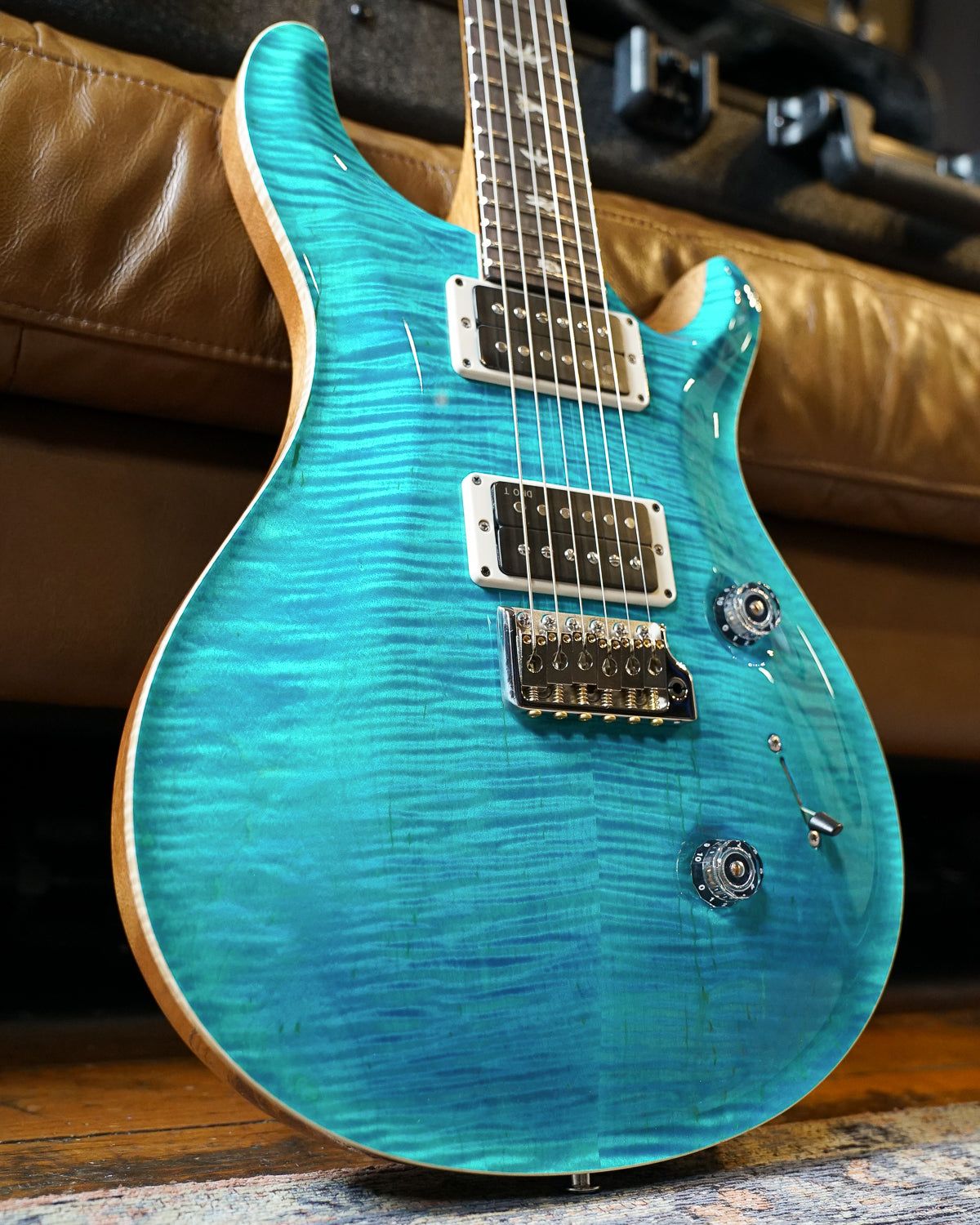 PRS Custom 24, Pattern Thin, Carroll Blue