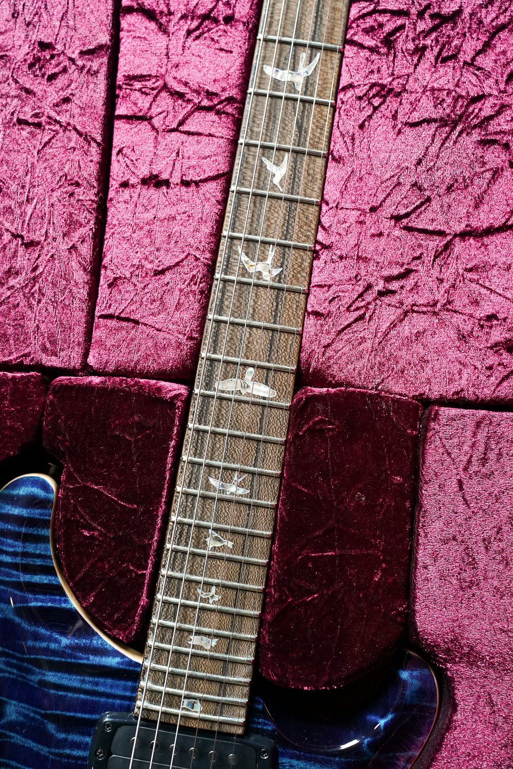 PRS Private Stock Custom 24-08 Semi-Hollow, Aqua Violet