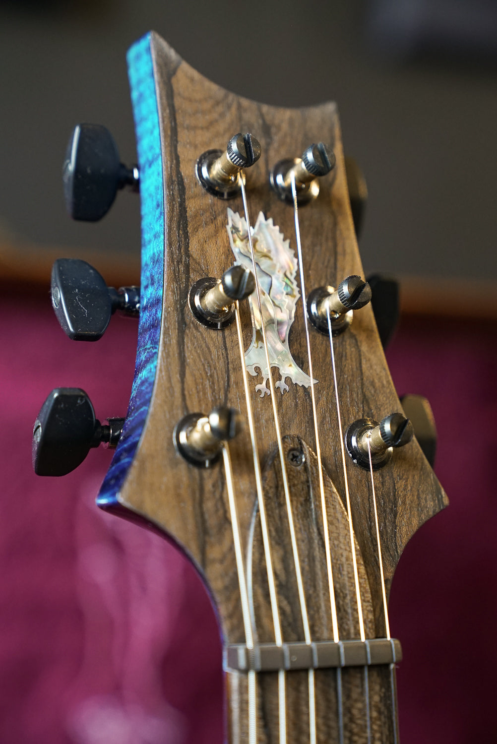 PRS Private Stock Custom 24-08 Semi-Hollow, Aqua Violet