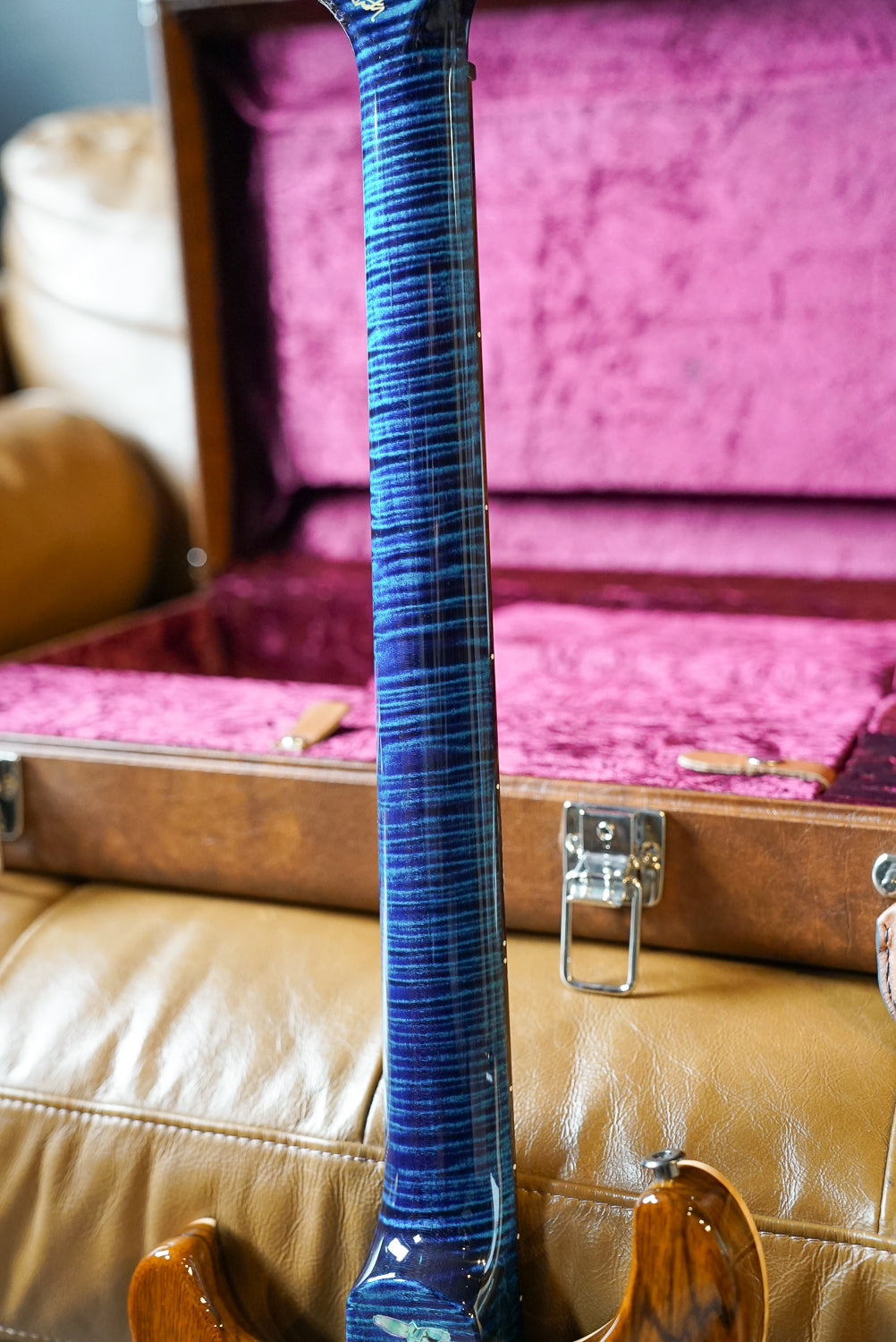 PRS Private Stock Custom 24-08 Semi-Hollow, Aqua Violet