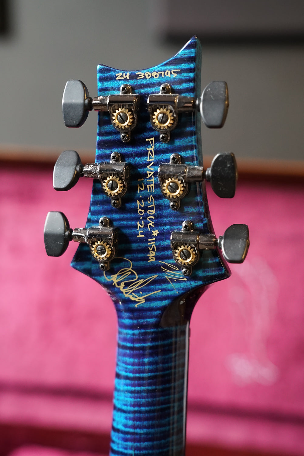 PRS Private Stock Custom 24-08 Semi-Hollow, Aqua Violet