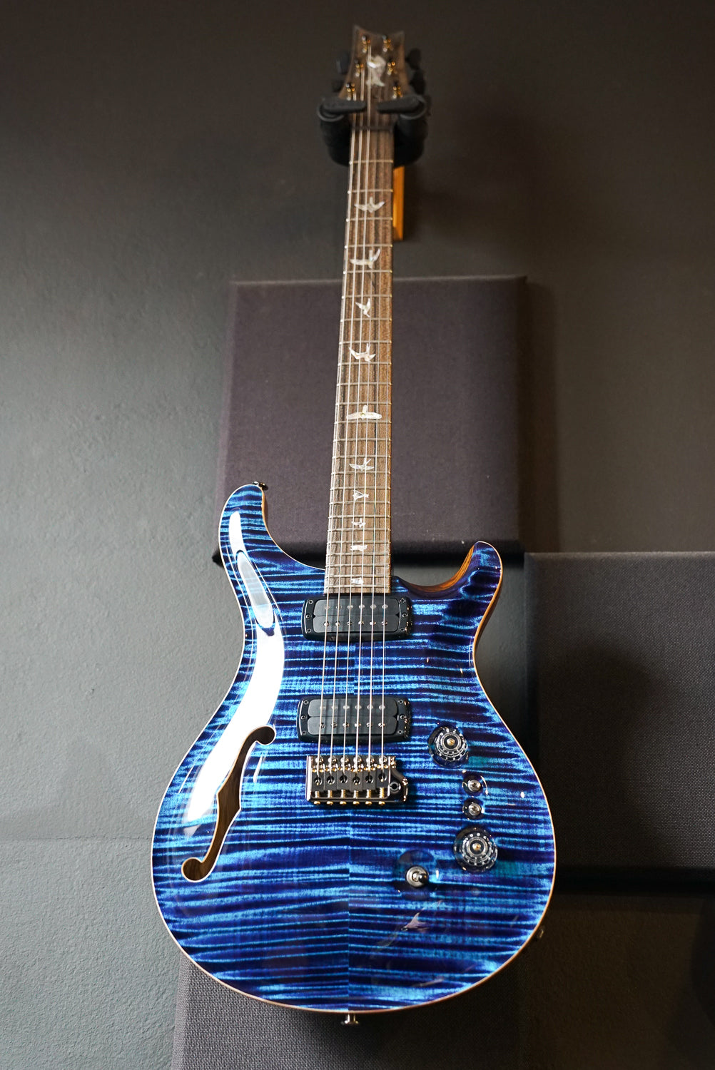 PRS Private Stock Custom 24-08 Semi-Hollow, Aqua Violet