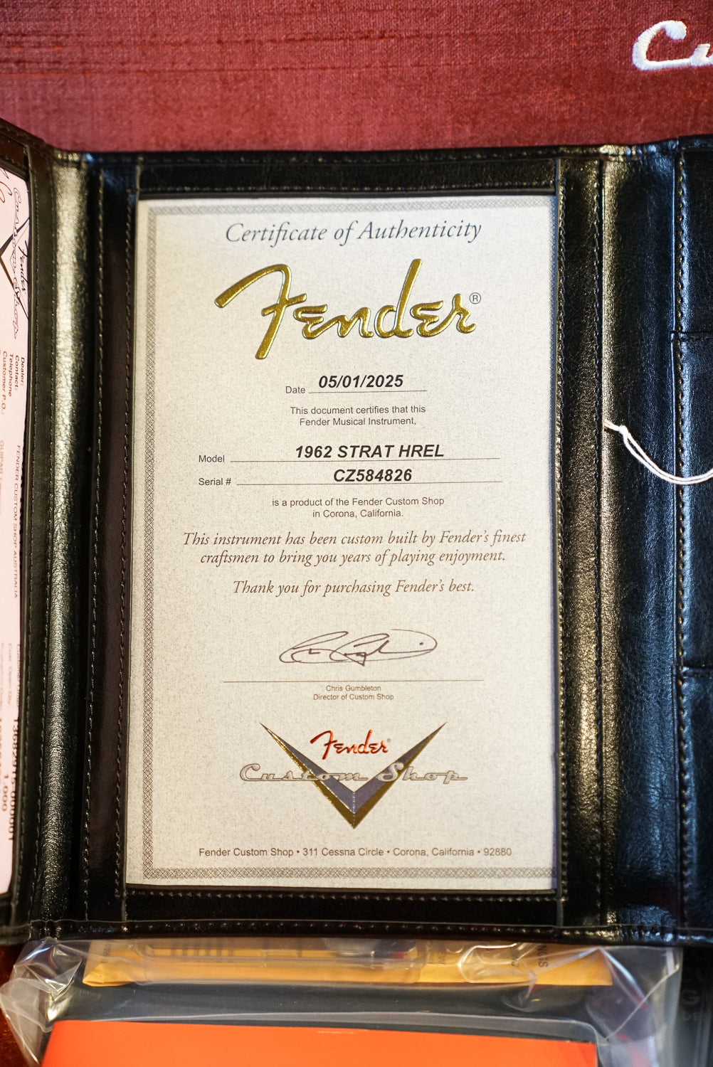 Fender Custom Shop '62 Stratocaster Heavy Relic, Tahitian Coral