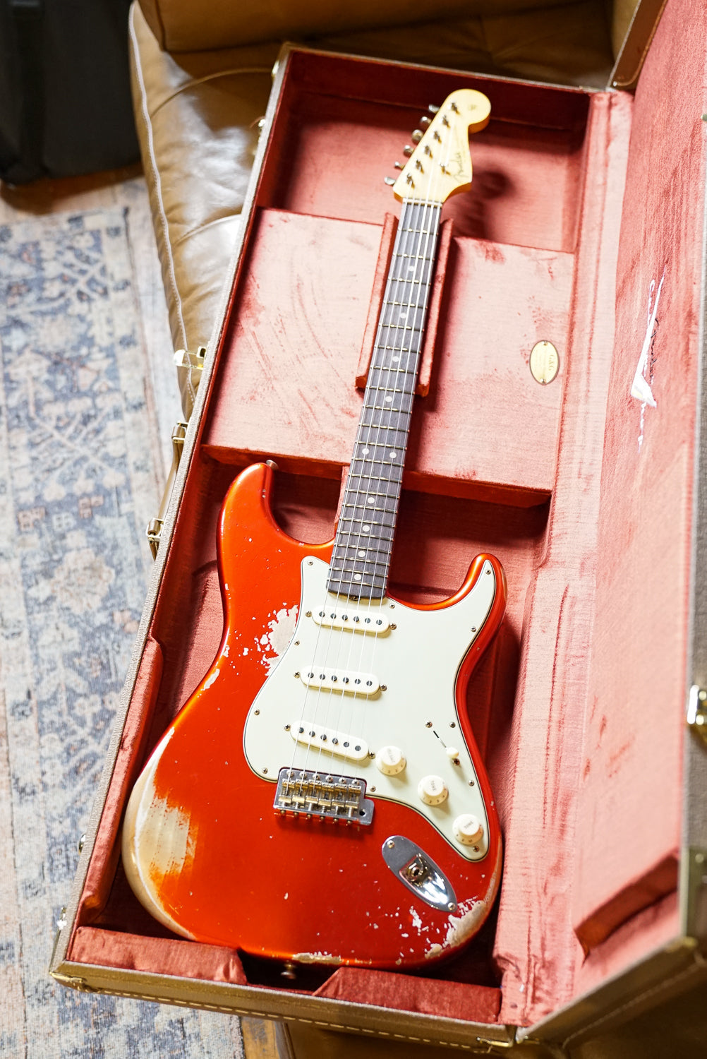 Fender Custom Shop '62 Stratocaster Heavy Relic, Candy Apple Red