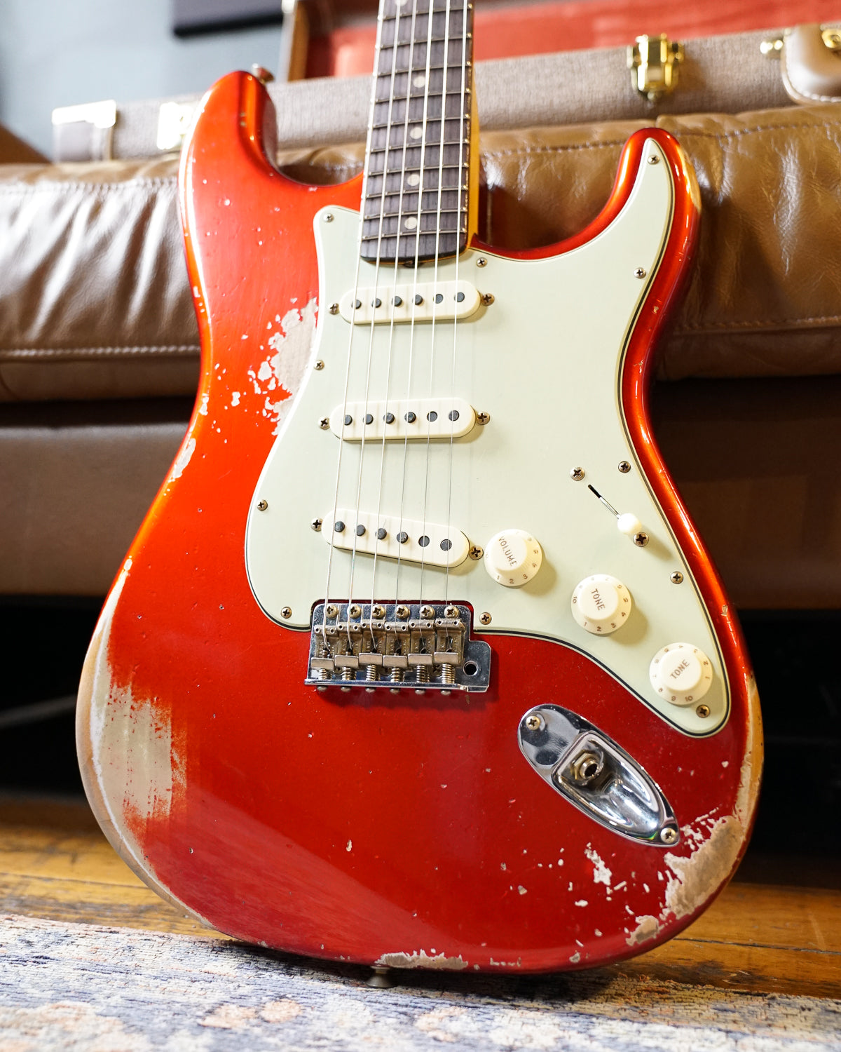 Fender Custom Shop '62 Stratocaster Heavy Relic, Candy Apple Red