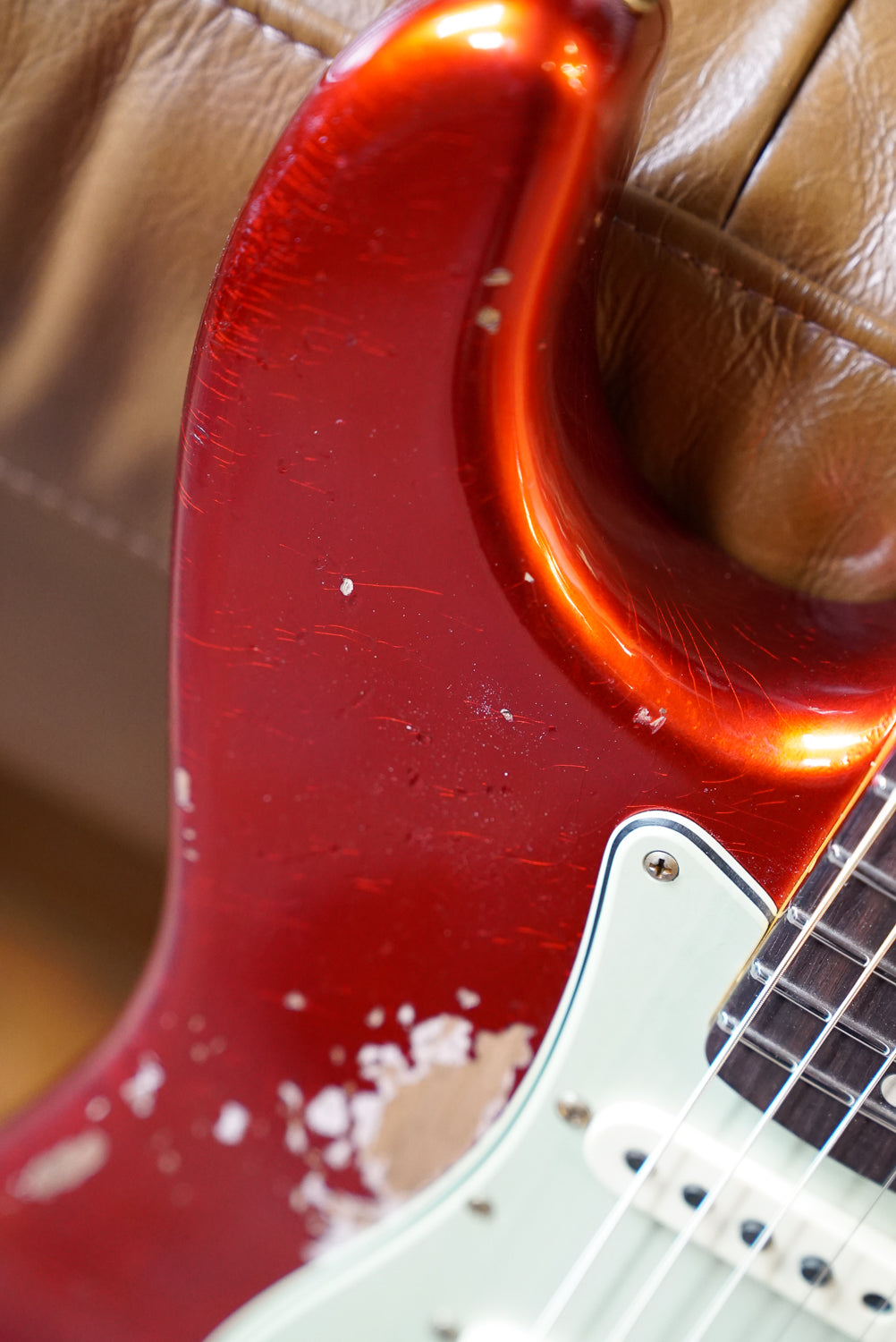 Fender Custom Shop '62 Stratocaster Heavy Relic, Candy Apple Red