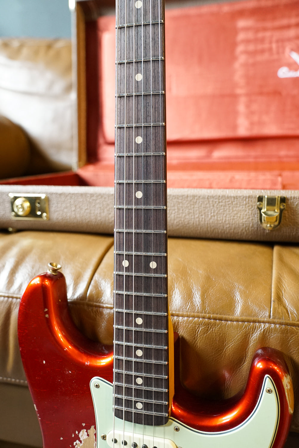 Fender Custom Shop '62 Stratocaster Heavy Relic, Candy Apple Red