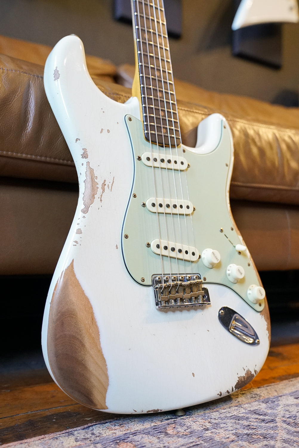 Fender Custom Shop '64 L-Series Stratocaster, Heavy Relic, Aged Olympic White