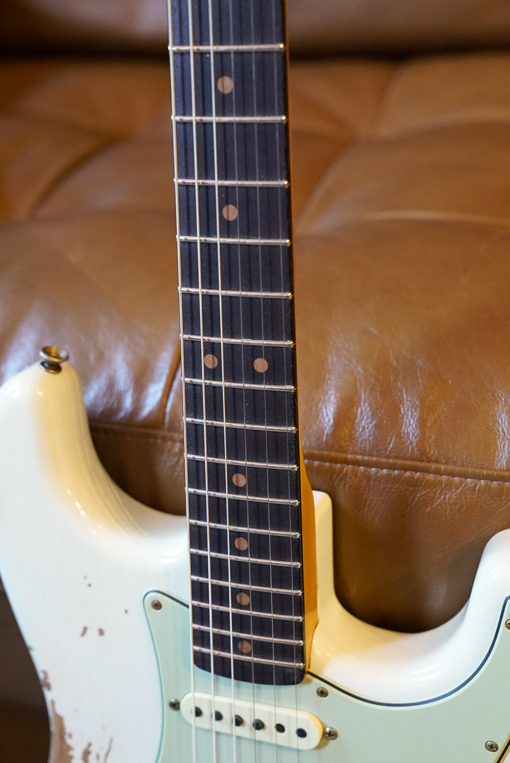 Fender Custom Shop '64 L-Series Stratocaster, Heavy Relic, Aged Olympic White