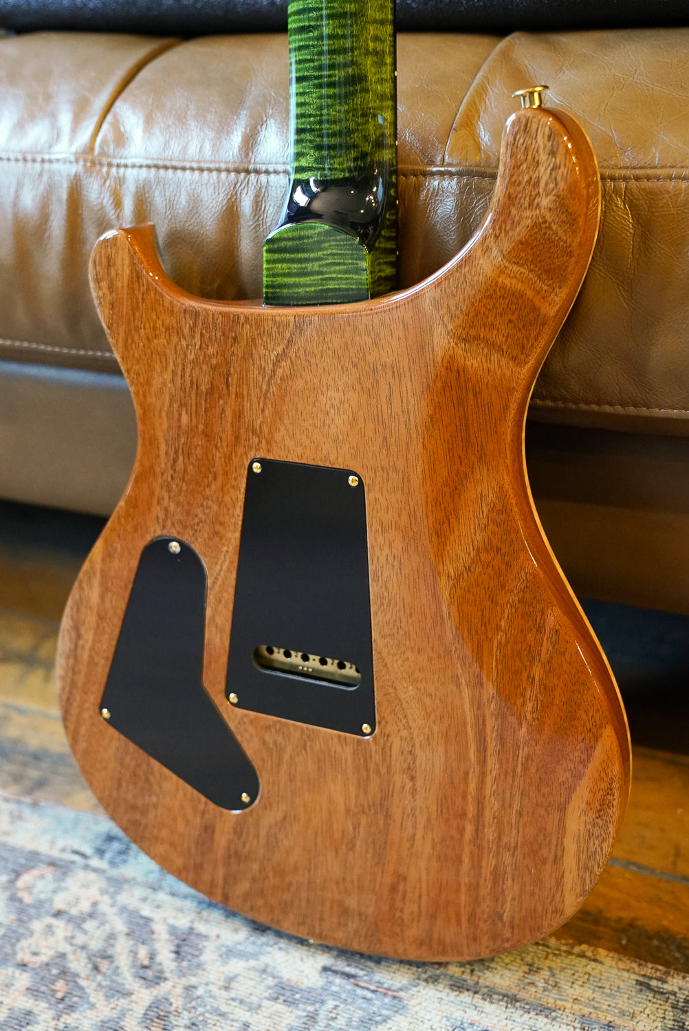 PRS Wood Library Custom 24, Quilt Maple 10 Top / Flame Maple Neck - Jade