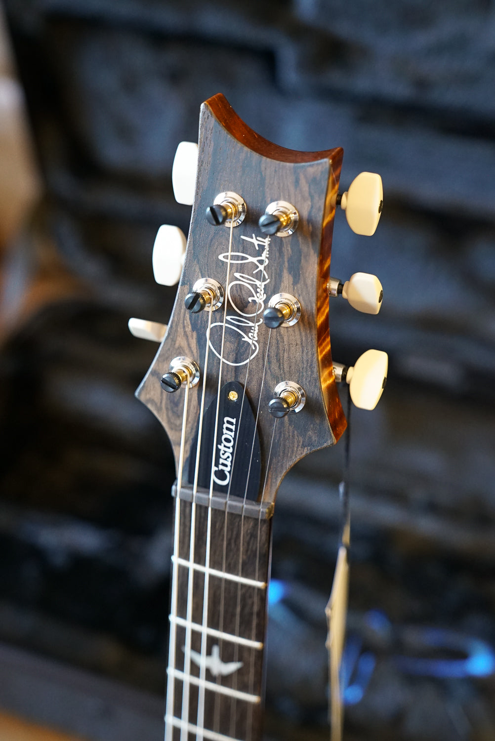PRS Wood Library Custom 24, Quilt Maple 10 Top / Flame Maple Neck - Copperhead