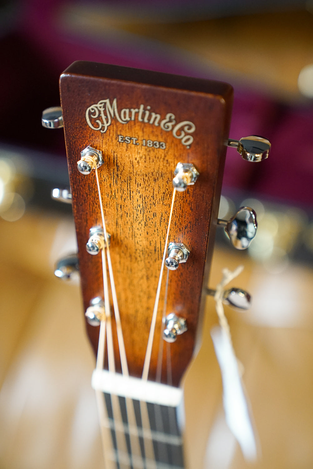 Martin Custom Shop 0-14F, Flamed Mahogany, Tweedy Burst