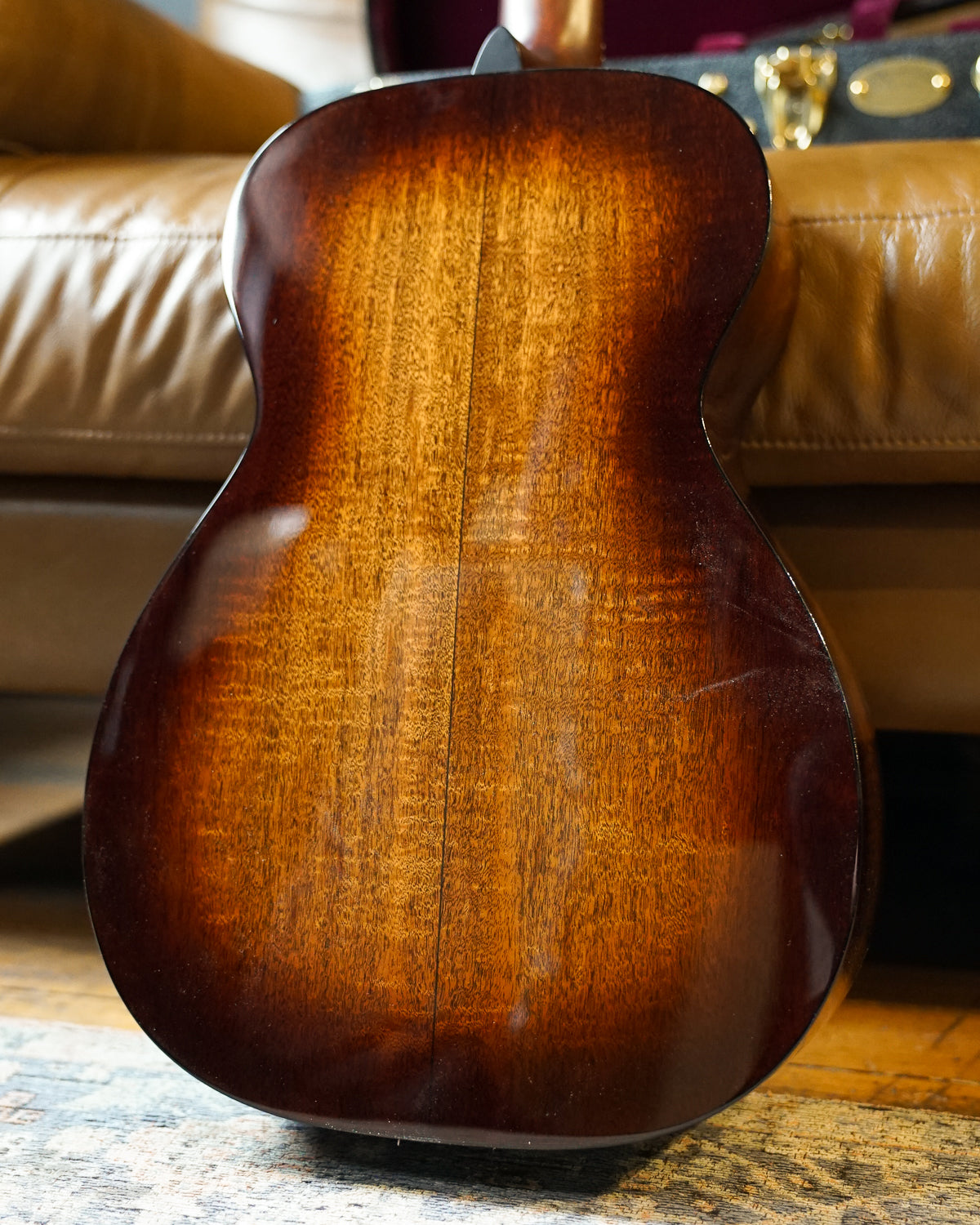 Martin Custom Shop 0-14F, Flamed Mahogany, Tweedy Burst