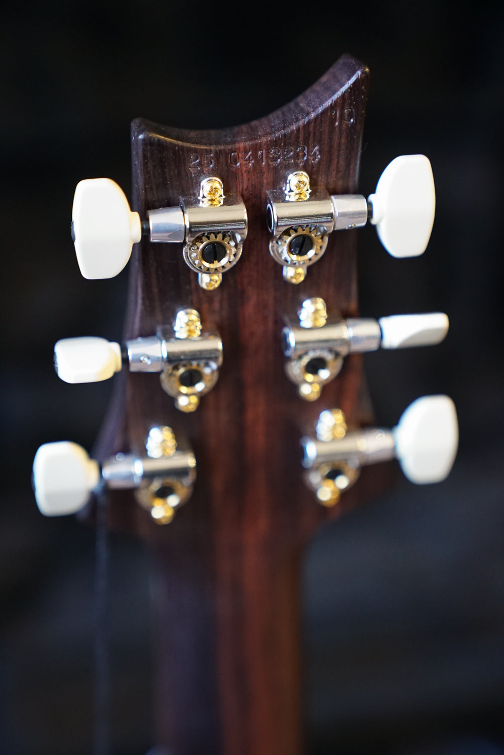 PRS Wood Library Custom 24, Quilt Maple 10 Top / East Indian Rosewood Neck - Faded Blue Jean