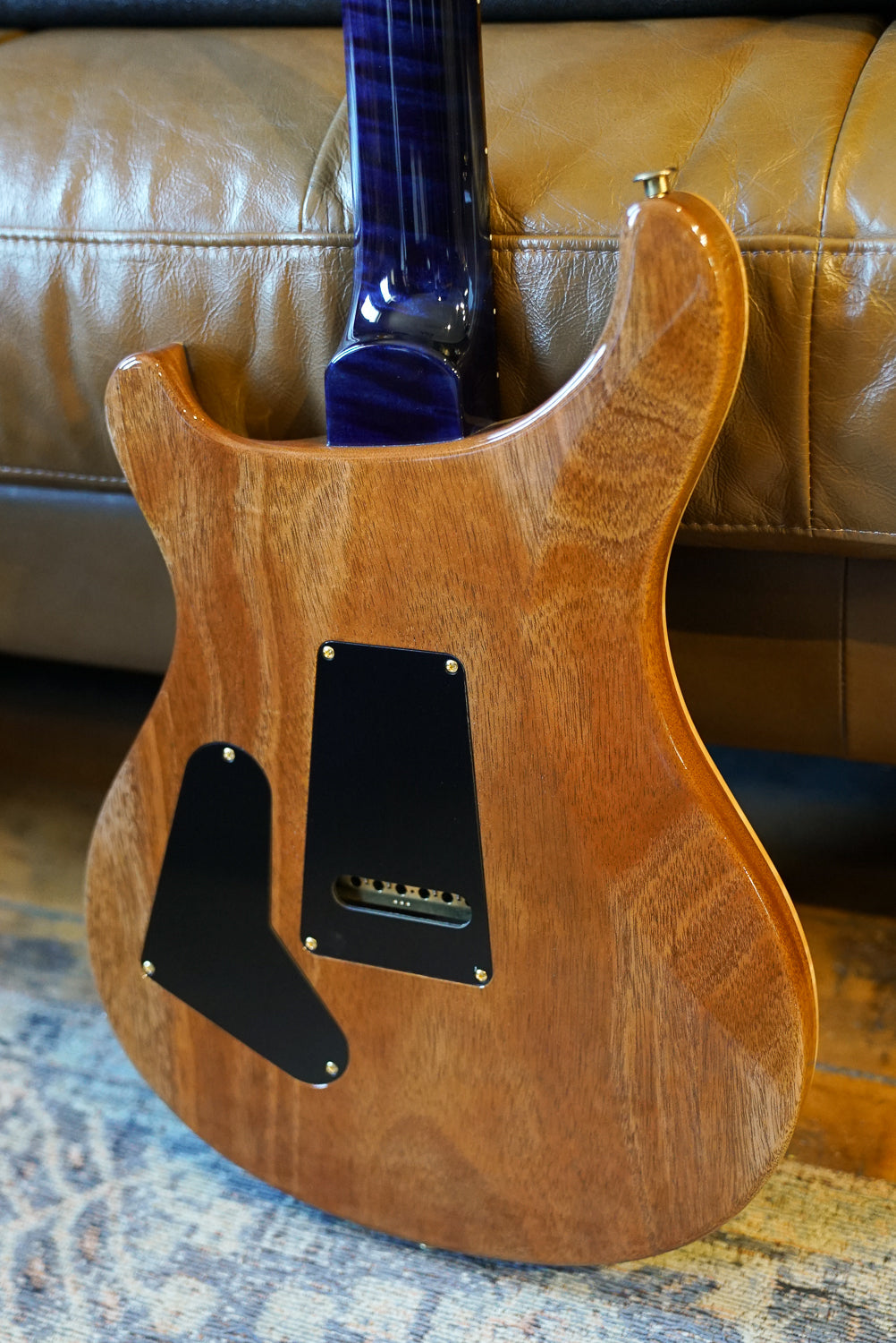 PRS Wood Library Custom 24, Quilt Maple 10 Top / Flame Maple Neck - Whale Blue