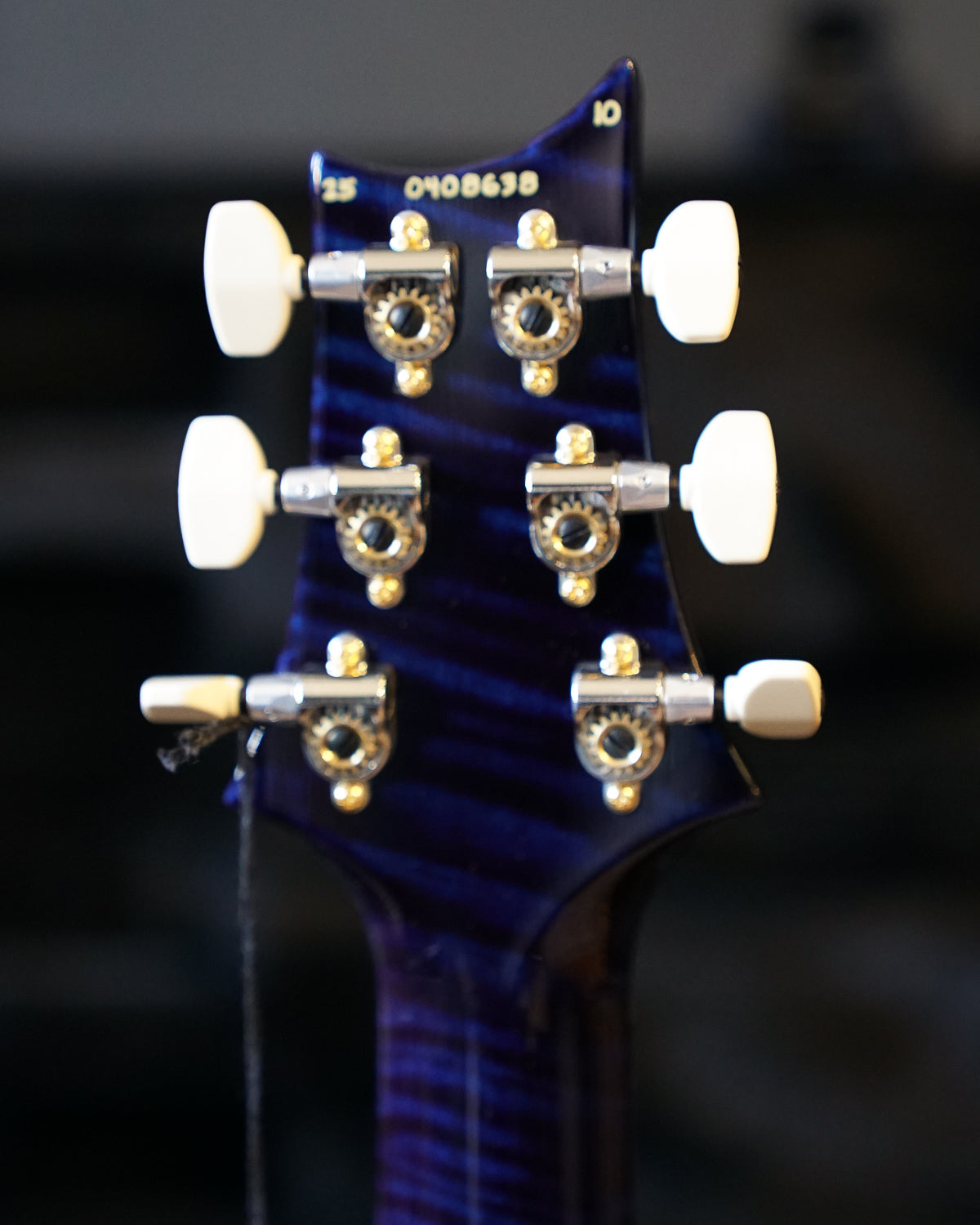 PRS Wood Library Custom 24, Quilt Maple 10 Top / Flame Maple Neck - Whale Blue