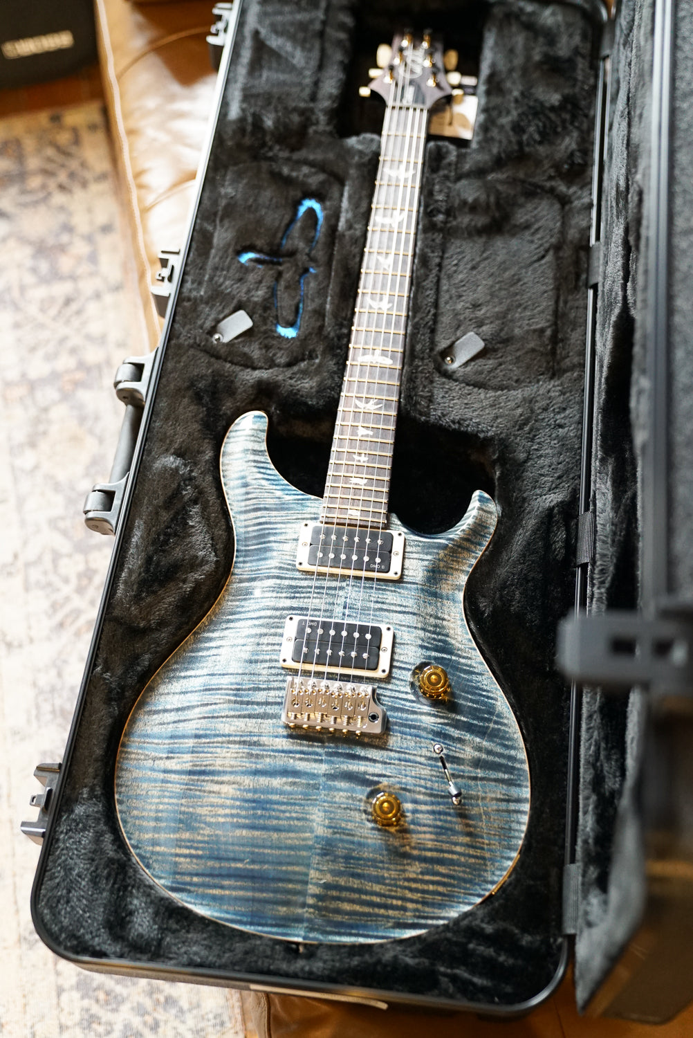 PRS Custom 24, Pattern Thin - Faded Whale Blue