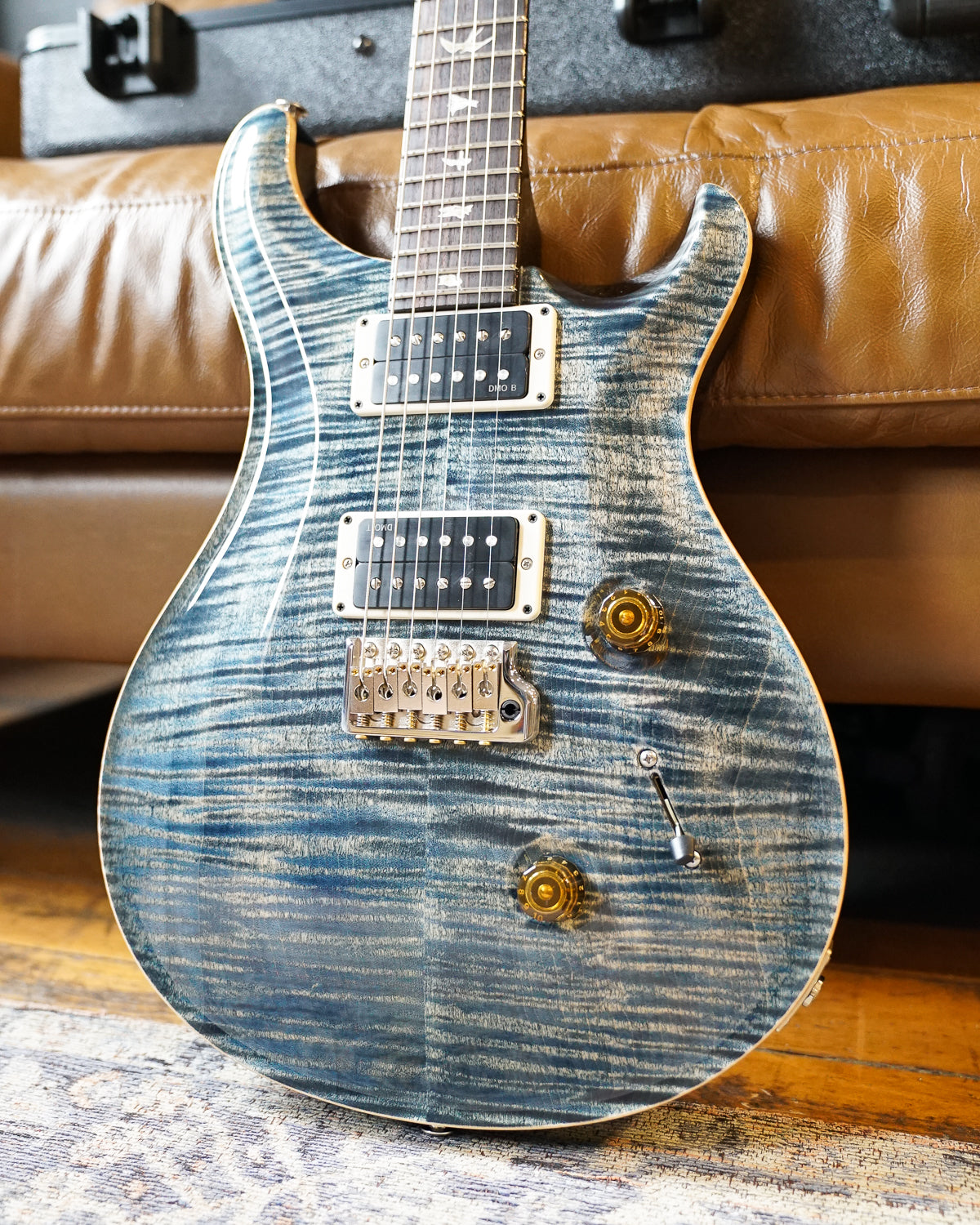 PRS Custom 24, Pattern Thin - Faded Whale Blue