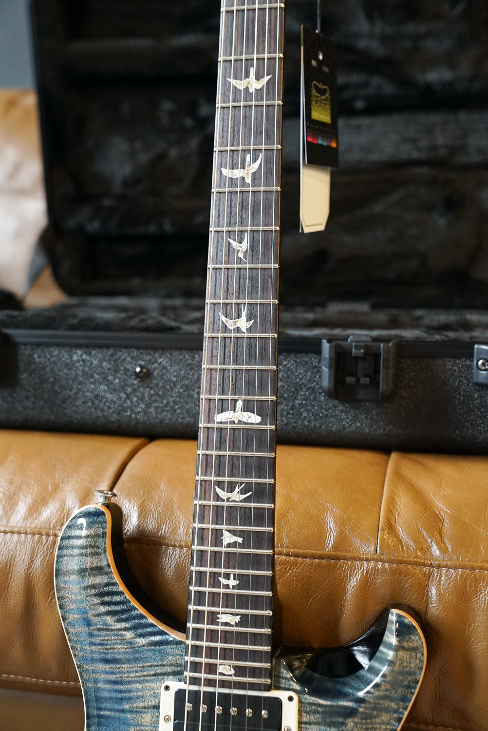 PRS Custom 24, Pattern Thin - Faded Whale Blue