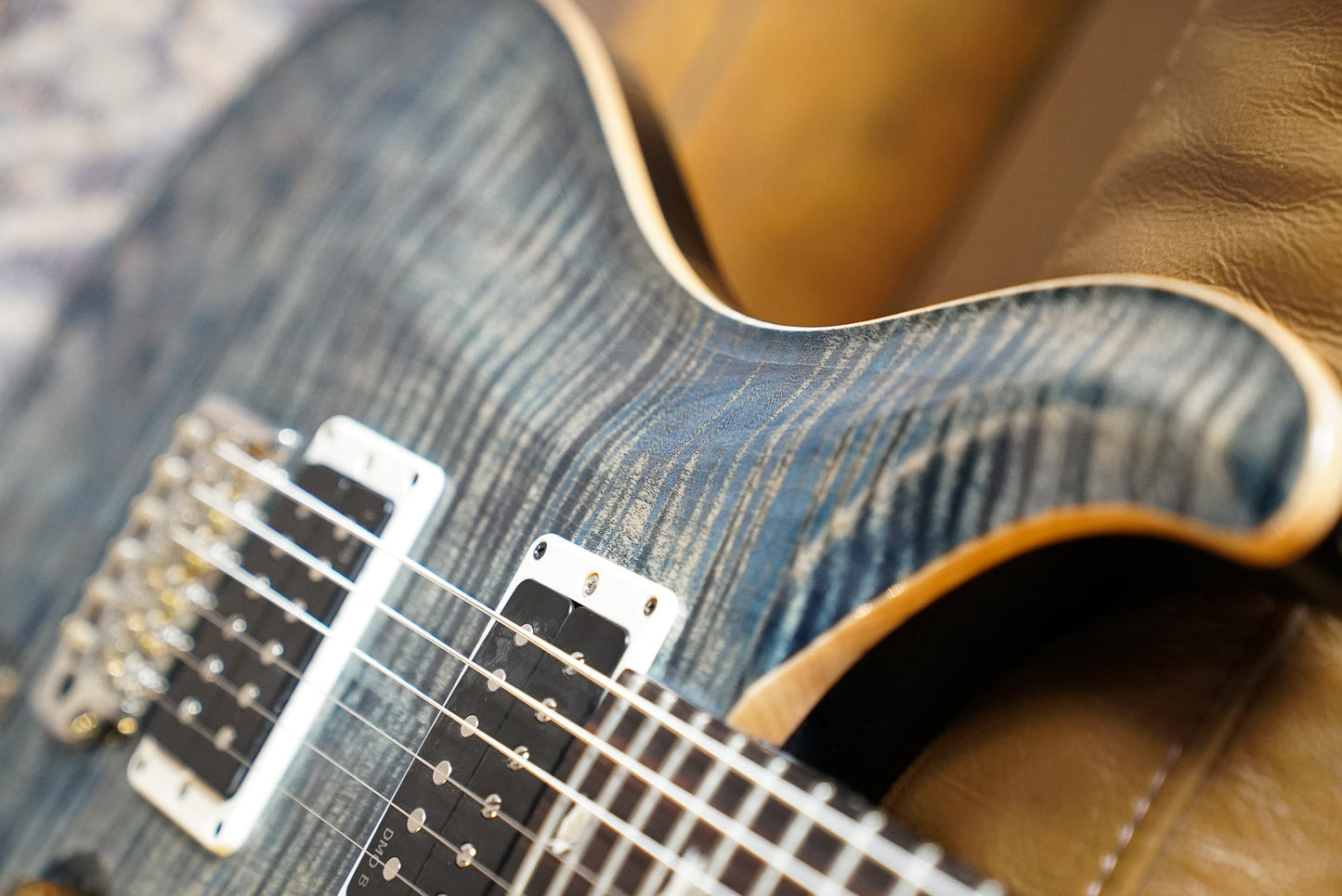 PRS Custom 24, Pattern Thin - Faded Whale Blue