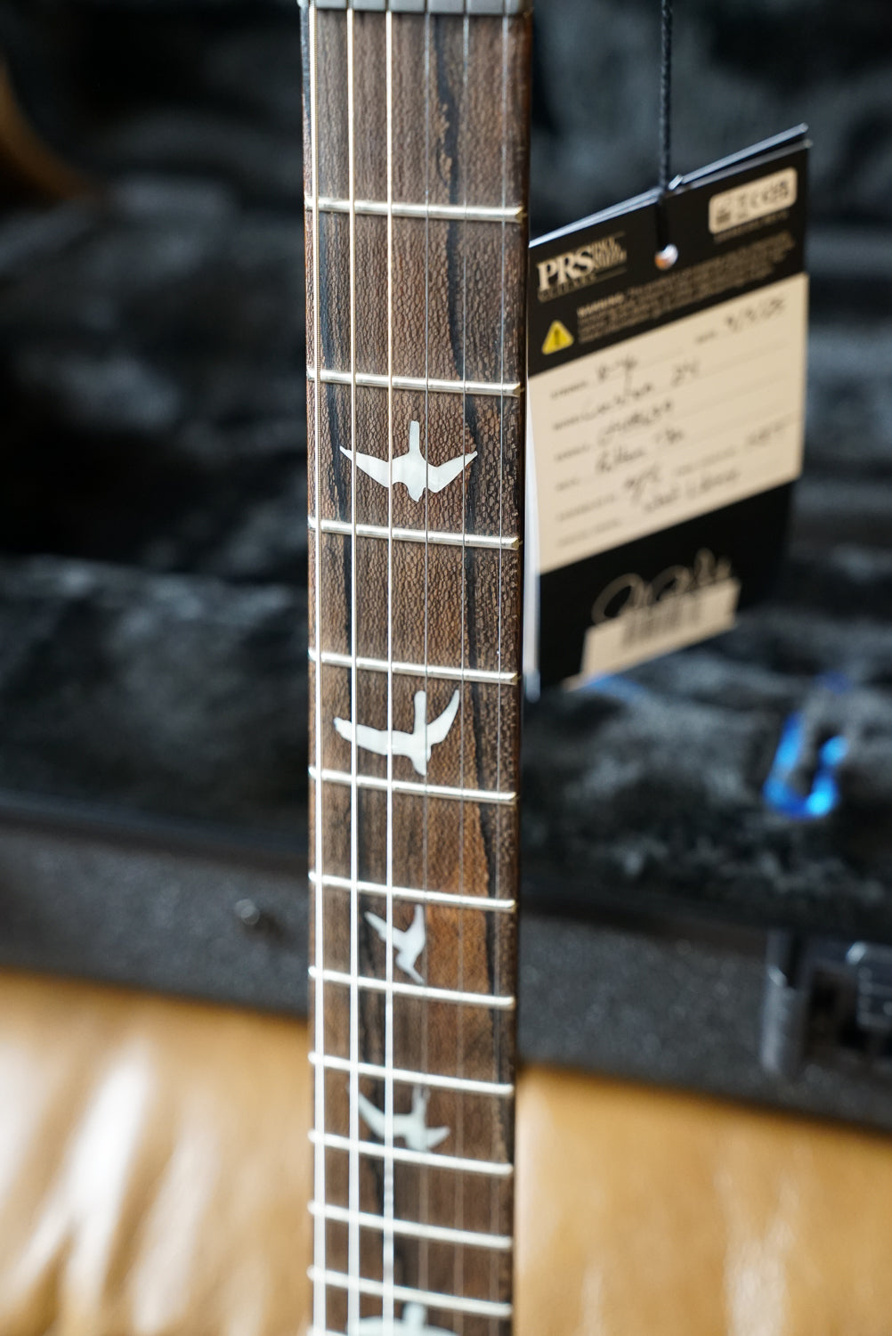 PRS Wood Library Custom 24, Quilt Maple 10 Top / Flame Maple Neck - Copperhead Burst