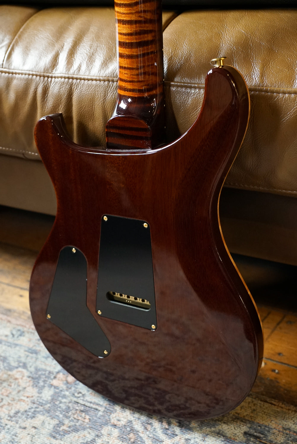 PRS Wood Library Custom 24, Quilt Maple 10 Top / Flame Maple Neck - Copperhead Burst