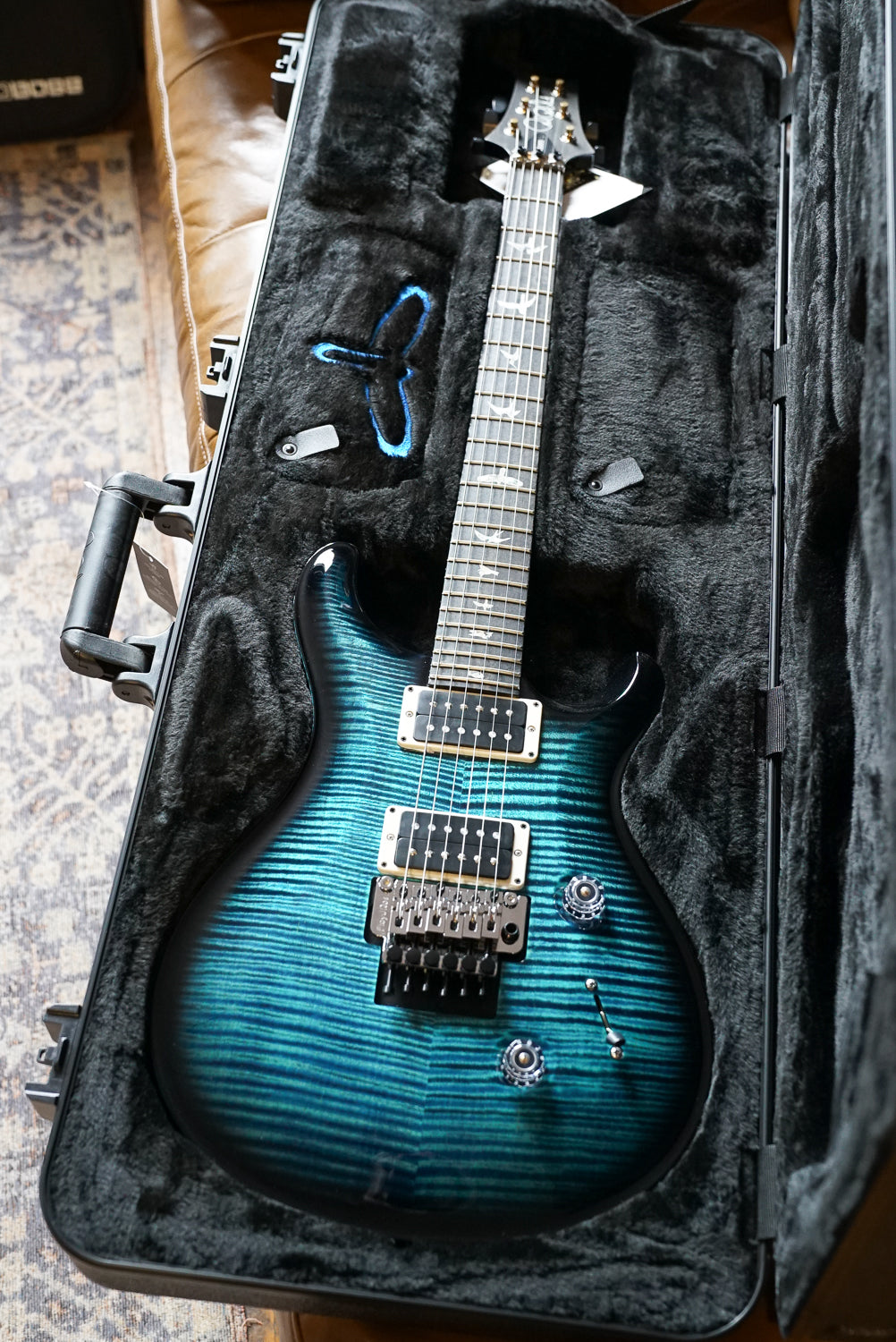 PRS Custom 24 Floyd, Cobalt Smokeburst [10 Top]